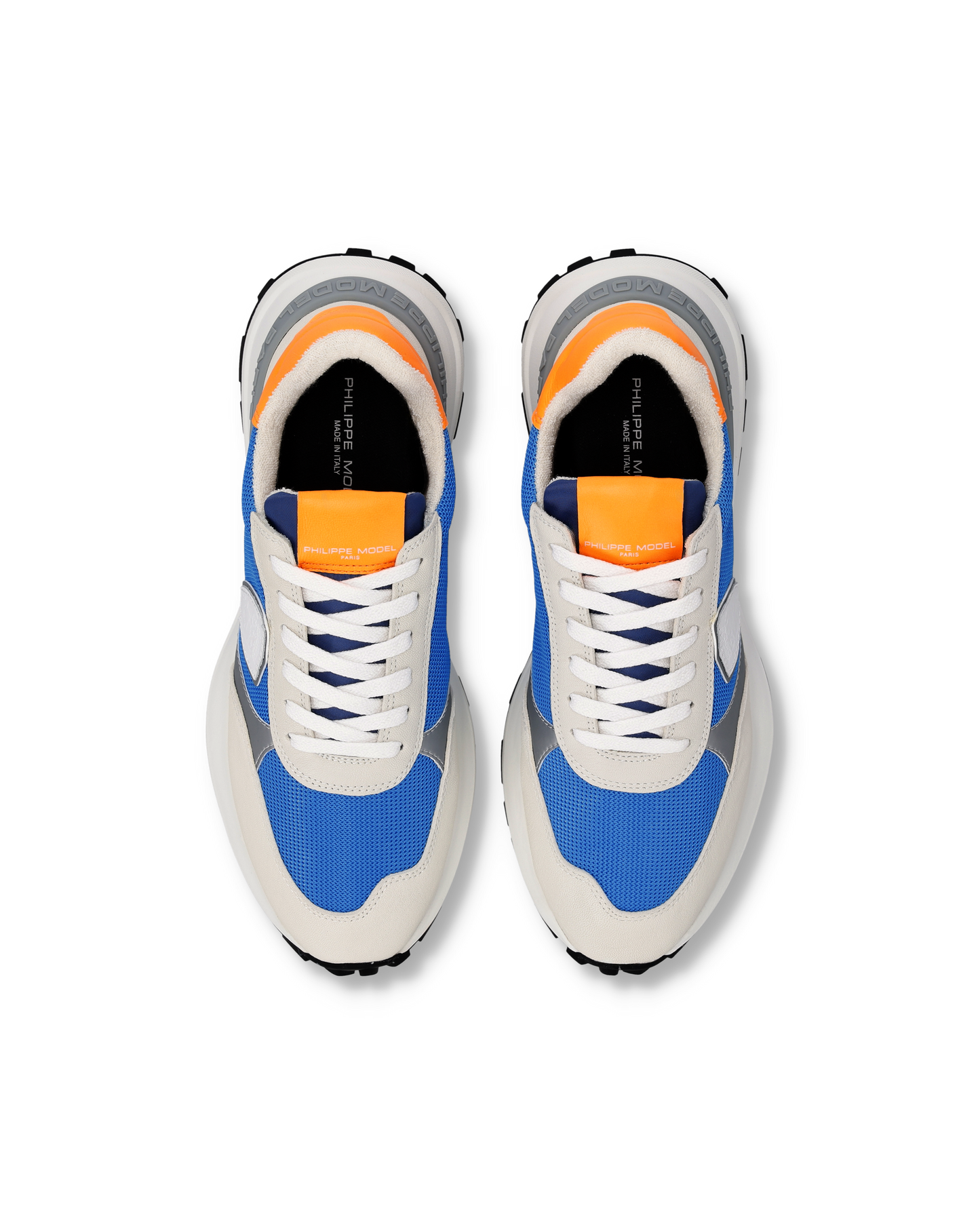 Sneakers Antibes Men, Blue Grey Orange