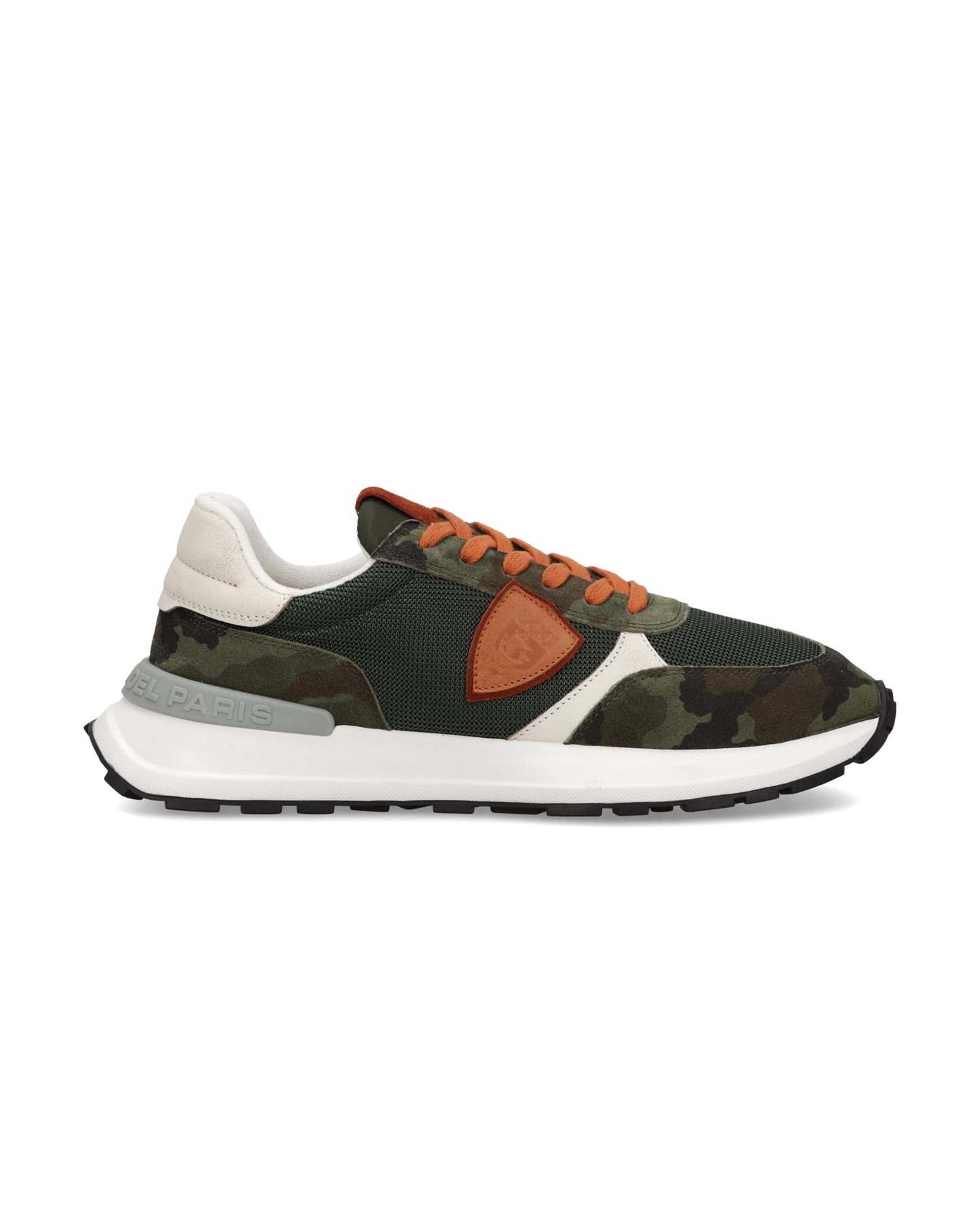Sneakers Antibes Uomo, Verde Militare Arancione Nero