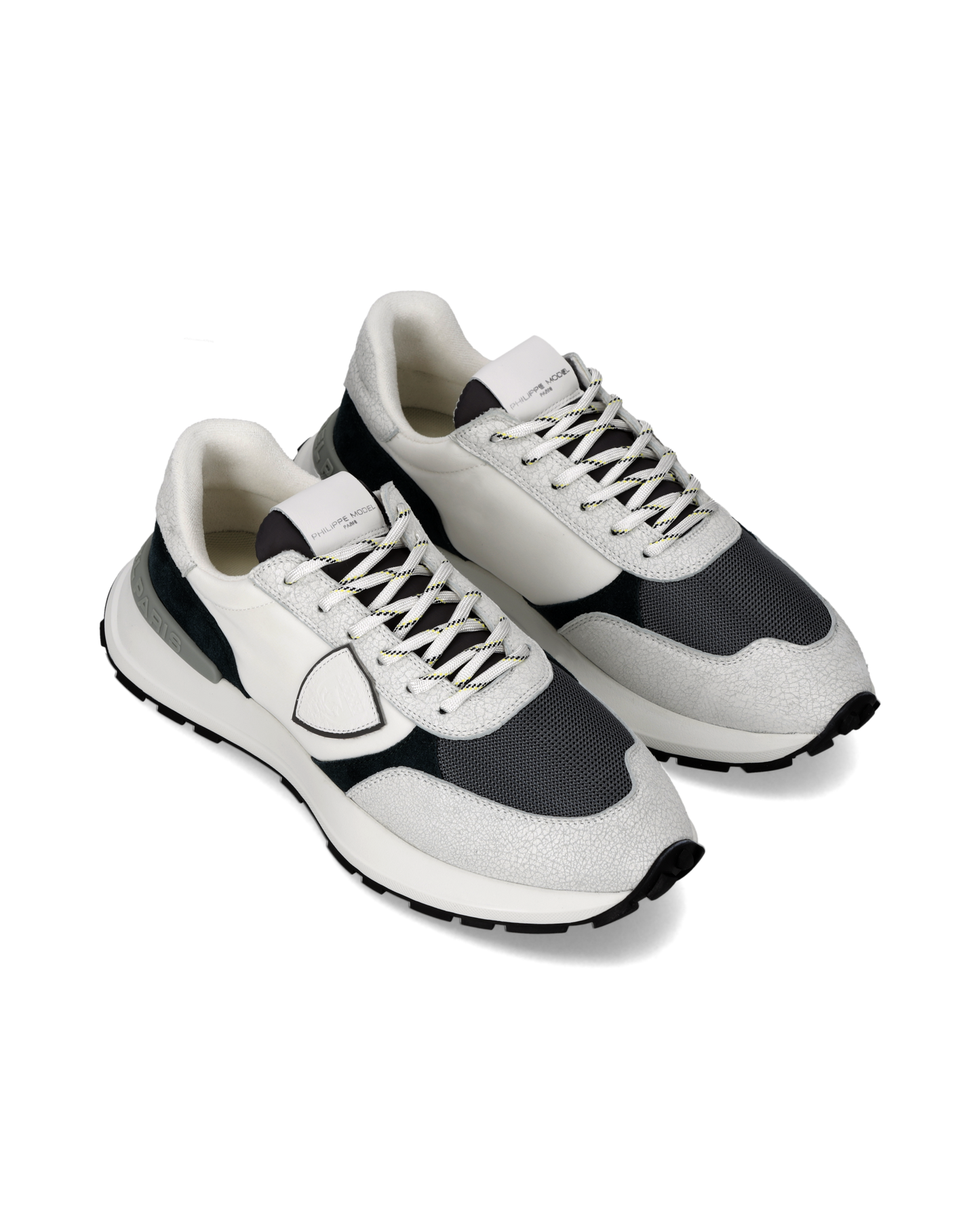 Sneakers Antibes Uomo, Bianco Nero
