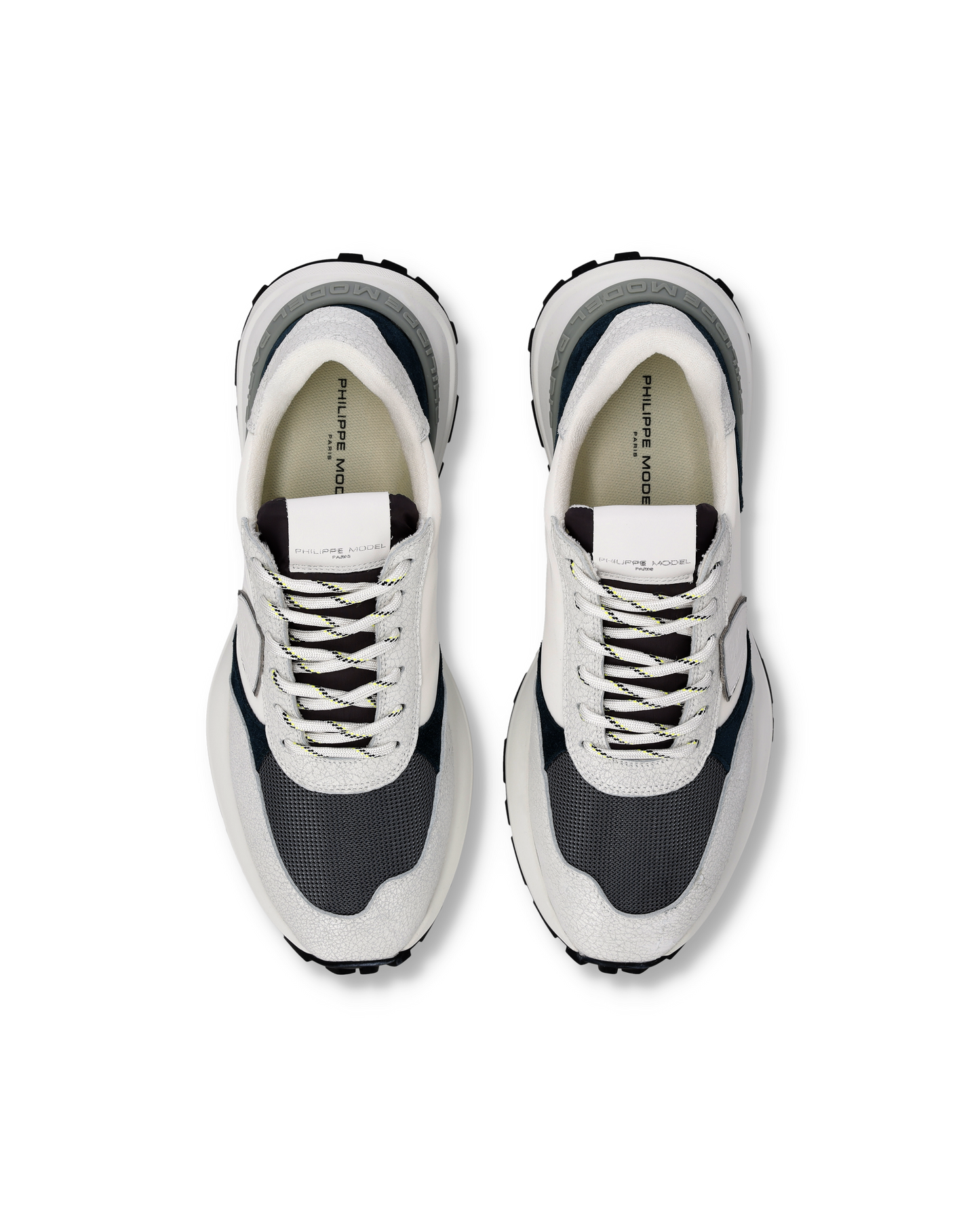 Sneakers Antibes Uomo, Bianco Nero