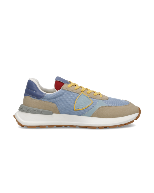 Zapatillas Antibes Para Hombre, Azul Aviación Gris Topo y Azul