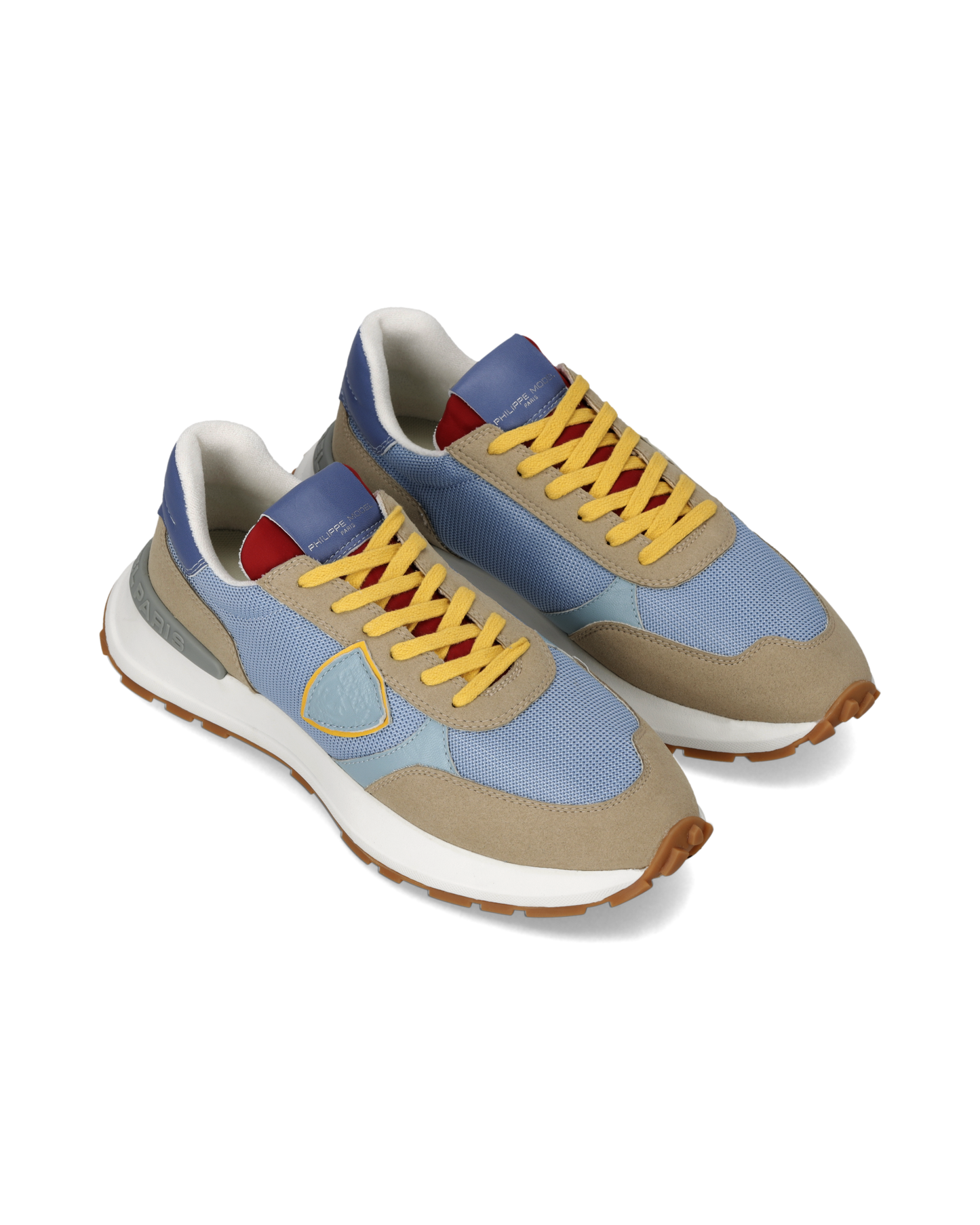 Zapatillas Antibes Para Hombre, Azul Aviación Gris Topo y Azul