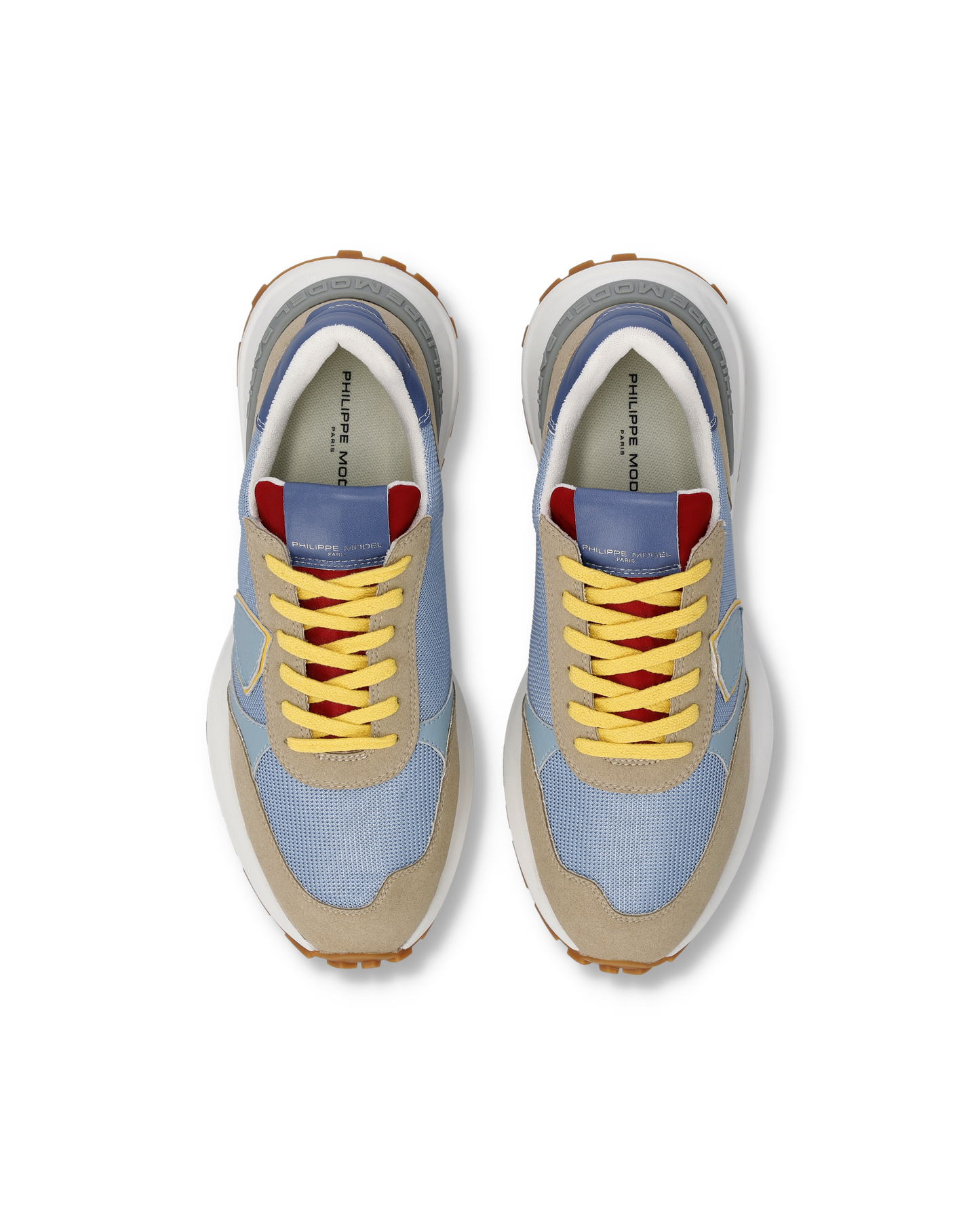 Zapatillas Antibes Para Hombre, Azul Aviación Gris Topo y Azul