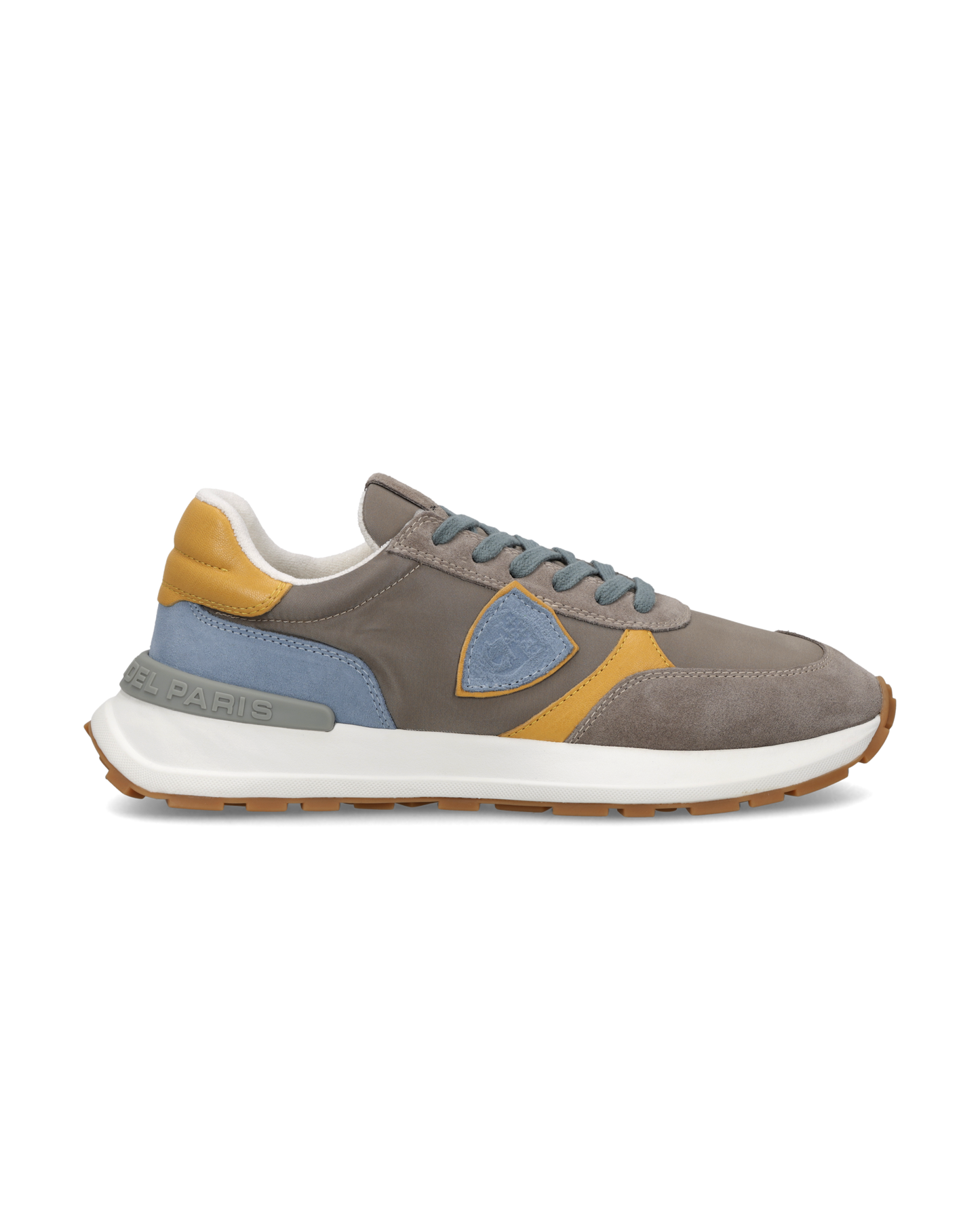 Sneakers Antibes Uomo, Taupe Avio Senape