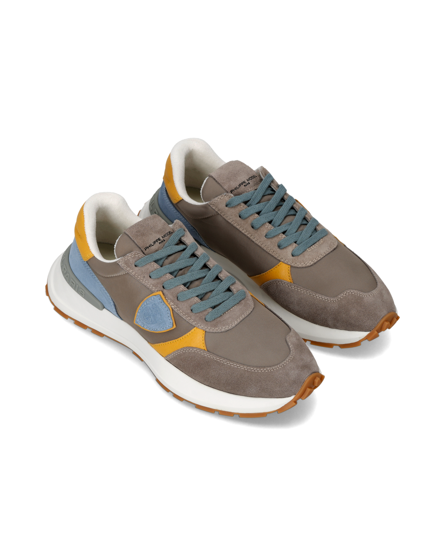 Sneakers Antibes Uomo, Taupe Avio Senape