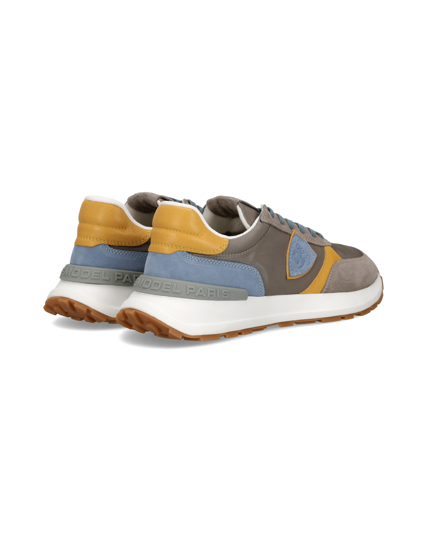 Sneakers Antibes Uomo, Taupe Avio Senape