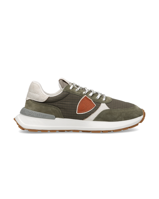 Baskets Antibes Homme, Vert Militaire Taupe
