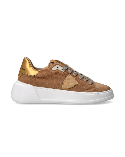 Tres Temple Sneaker für Damen, Gold