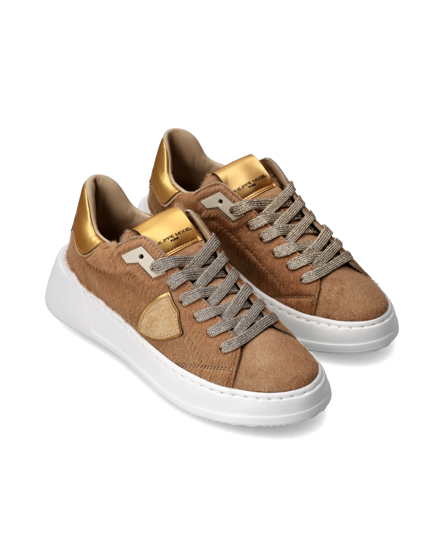 Sneakers Tres Temple Tennis Women, Gold