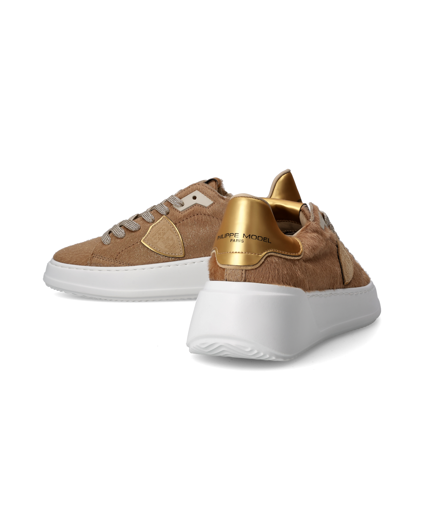 Sneakers Tres Temple Tennis Women, Gold