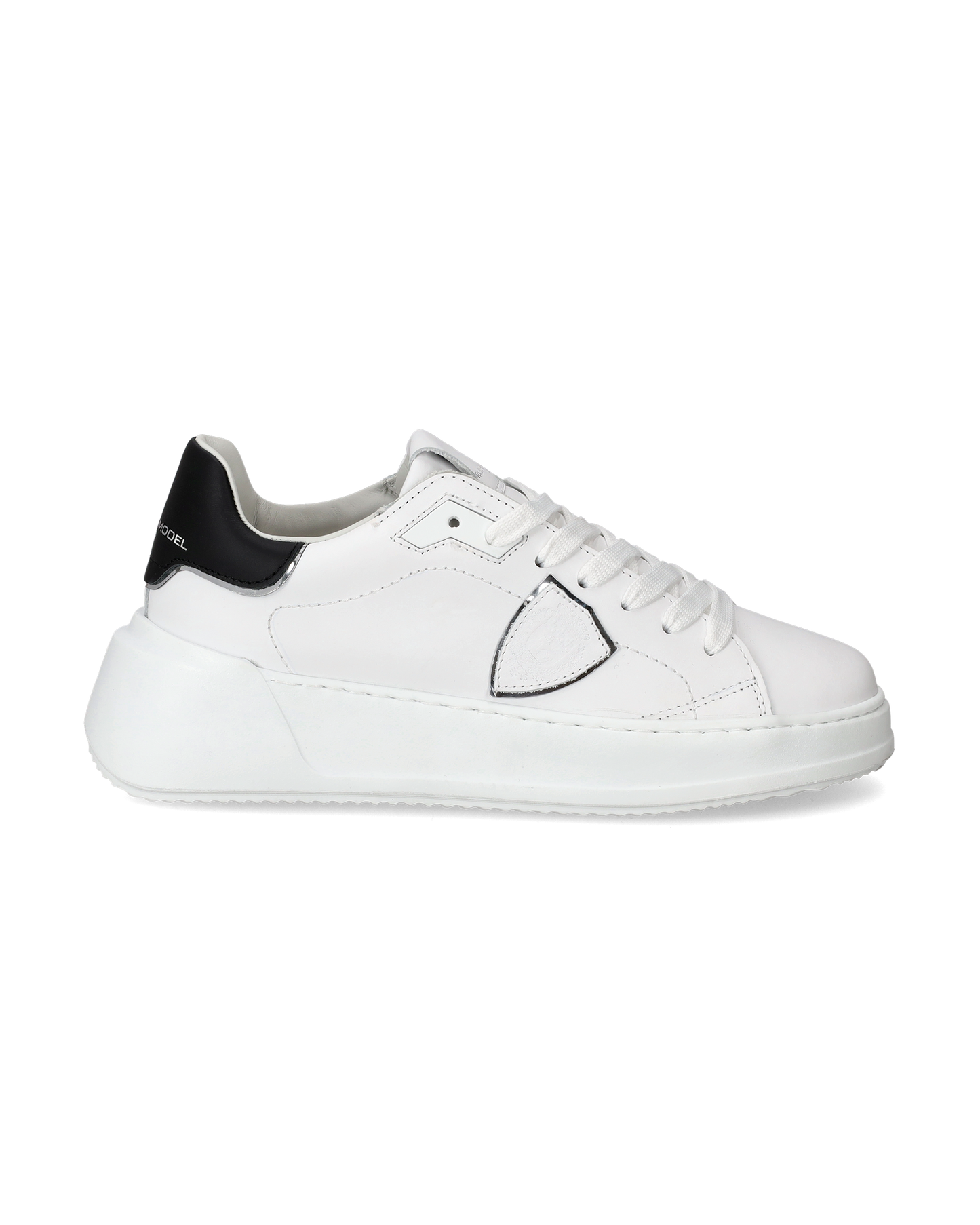 Sneaker basse Tres Temple donna - bianco e nero