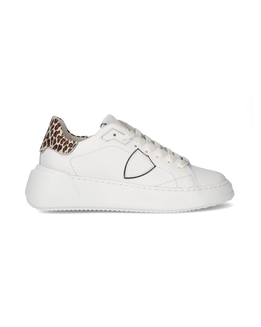 Tres Temple Sneaker für Damen, Weiß und Beige