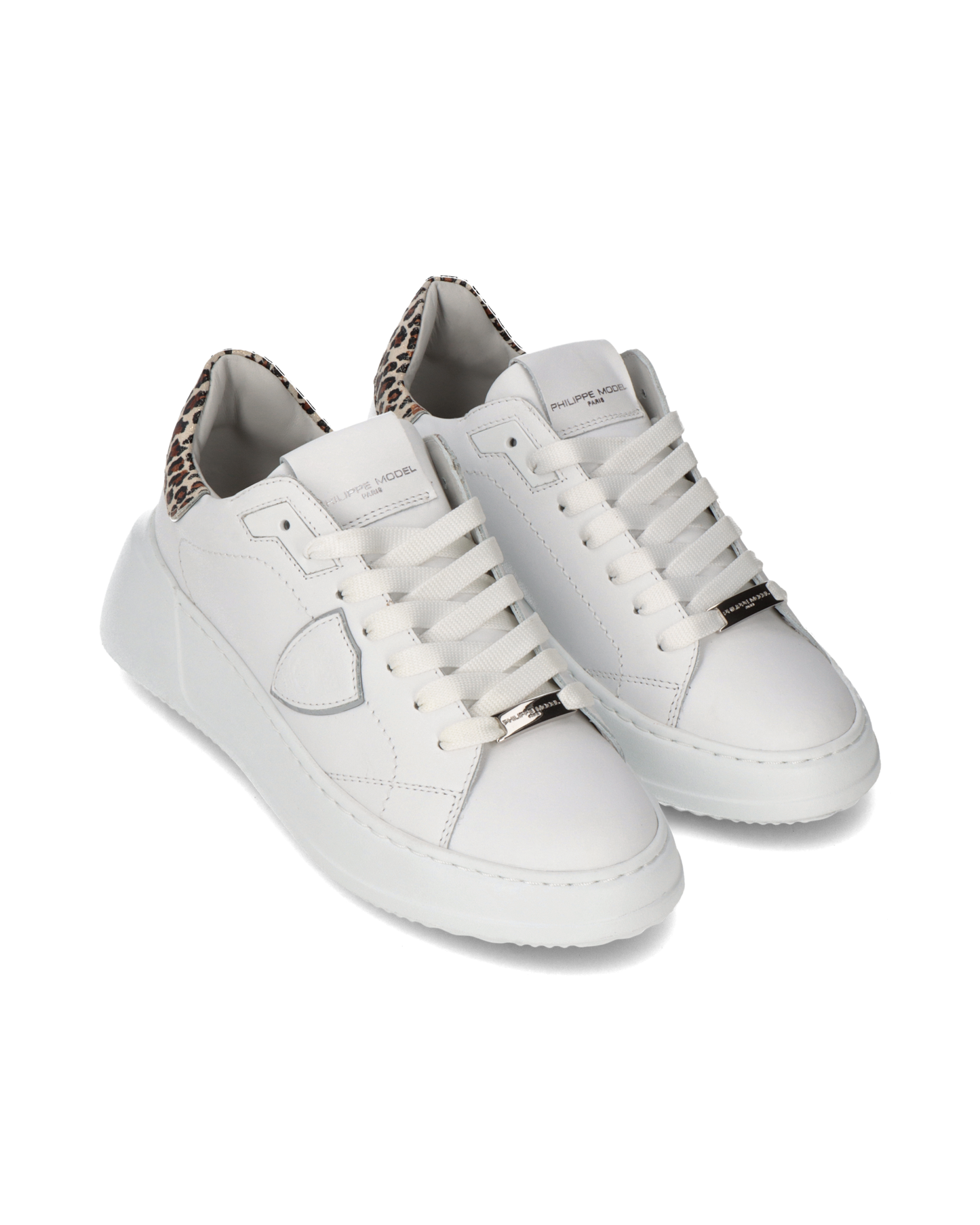 Sneaker Tres Temple Donna, Bianco e Beige