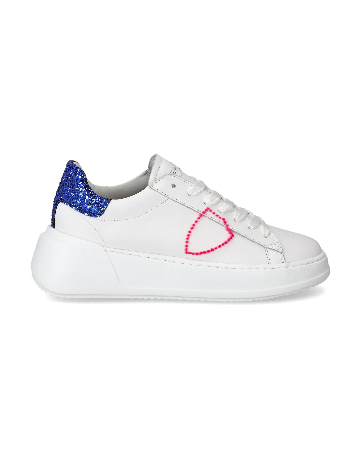 Sneaker basse Tres Temple donna - bianco e bluette