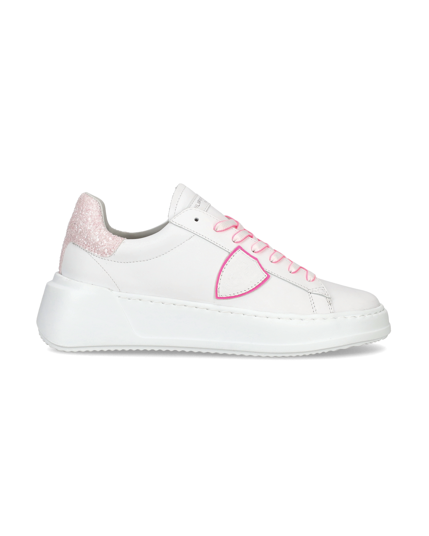 Sneaker bassa Tres Temple - bianco e fucsia