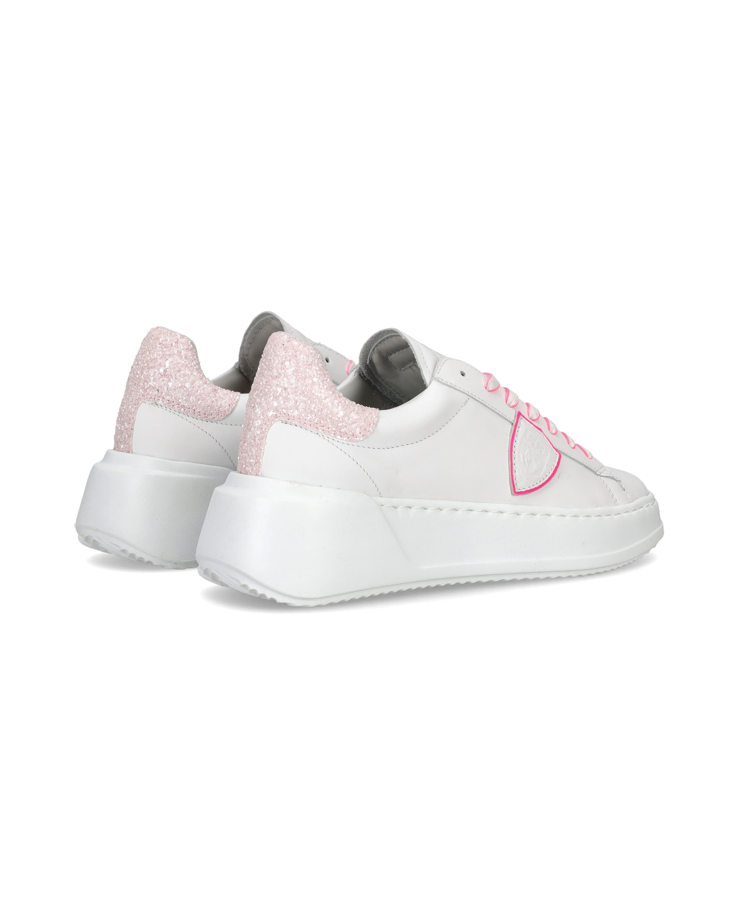 Sneaker bassa Tres Temple - bianco e fucsia