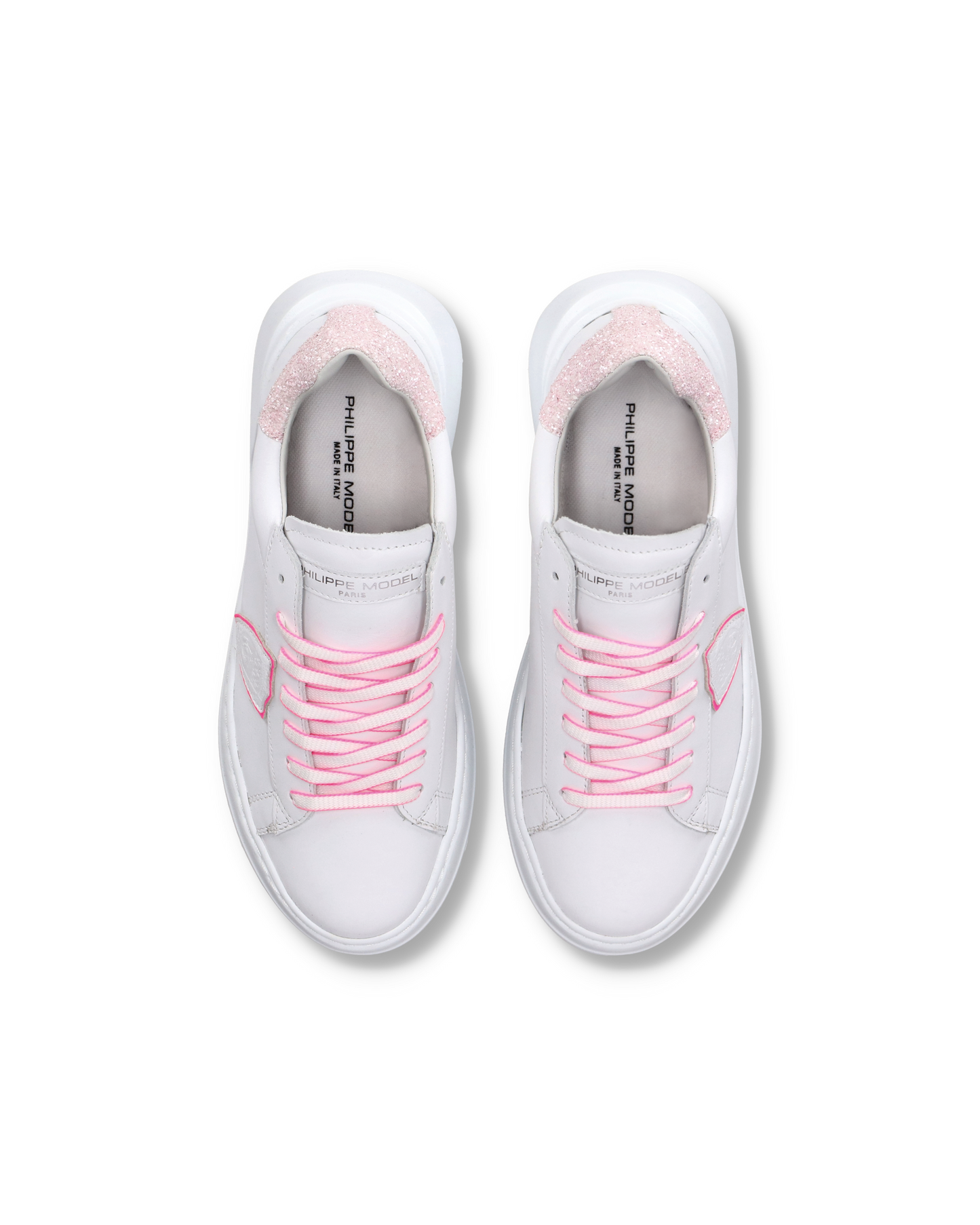 Sneaker bassa Tres Temple - bianco e fucsia