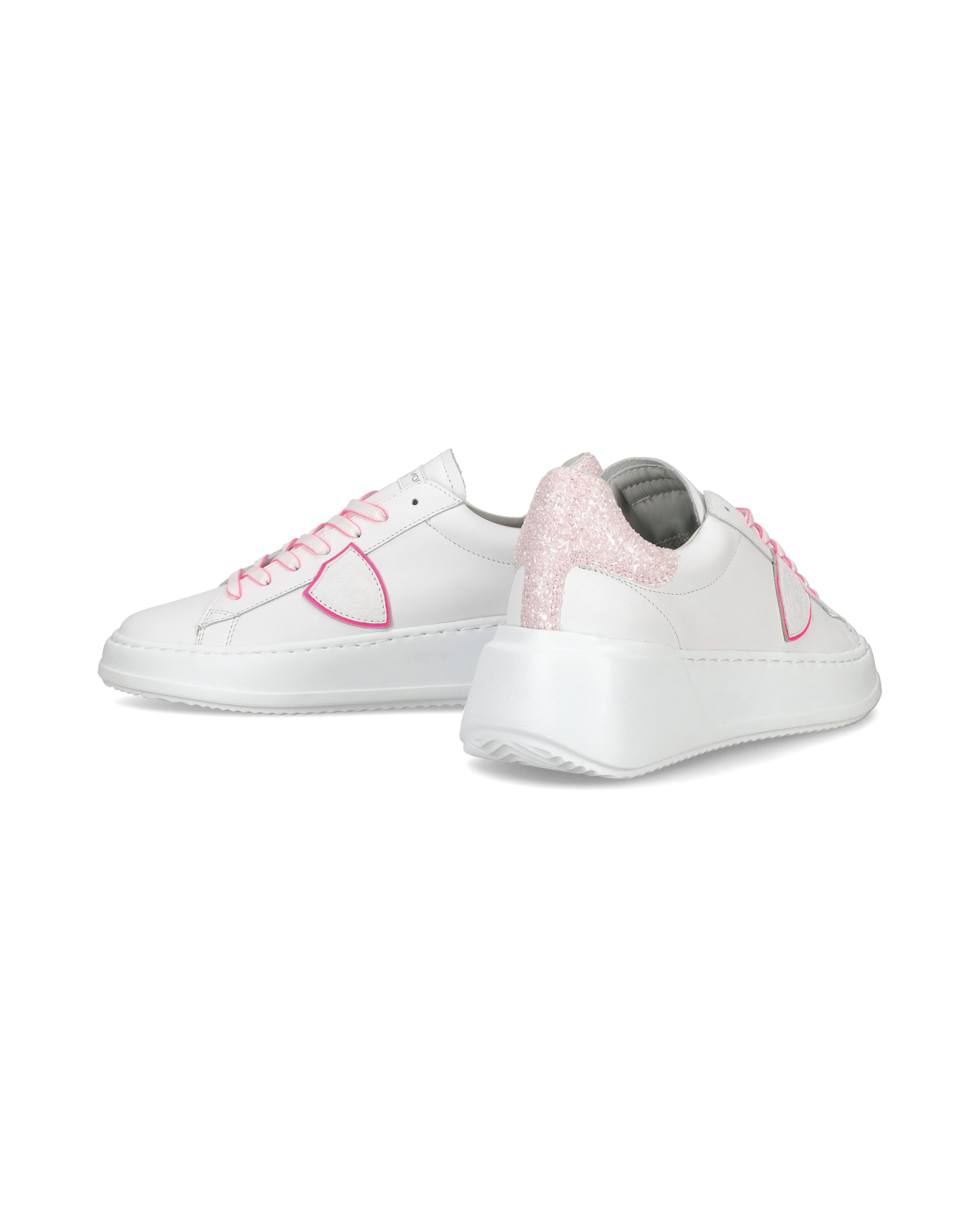 Sneaker bassa Tres Temple - bianco e fucsia