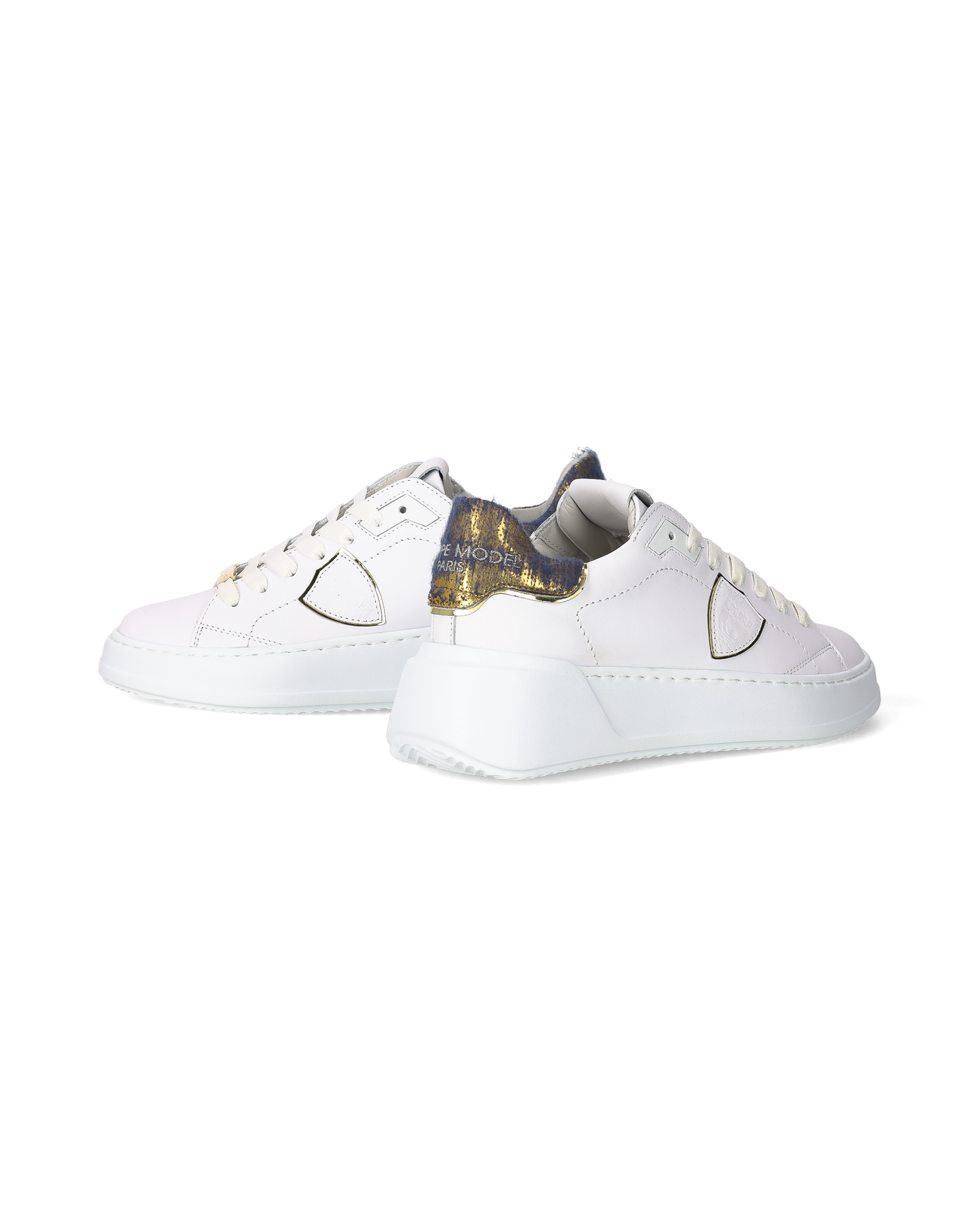 Sneakers Tres Temple Tennis Women, White Gold