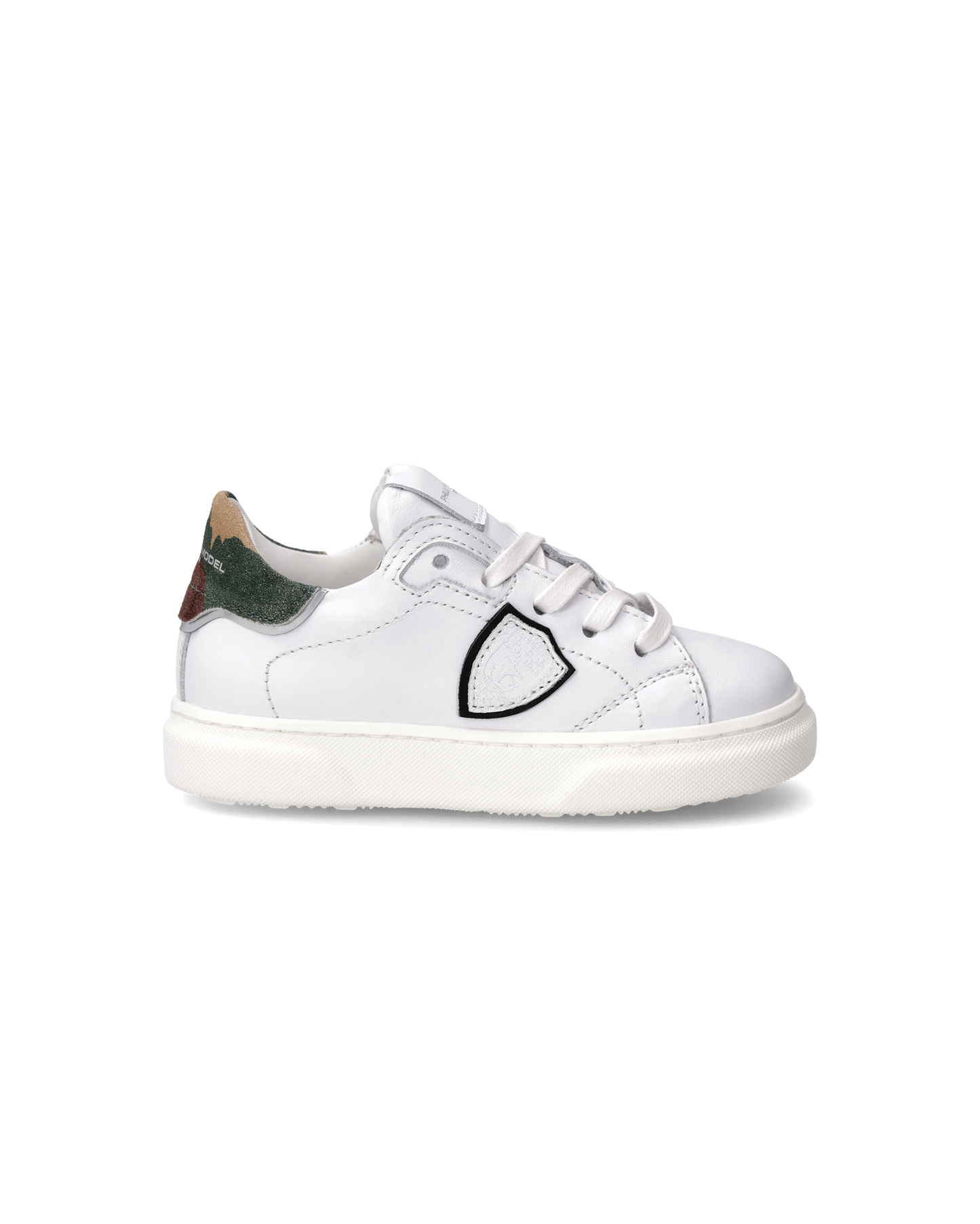 Sneakers Temple Tennis Baby, White Green