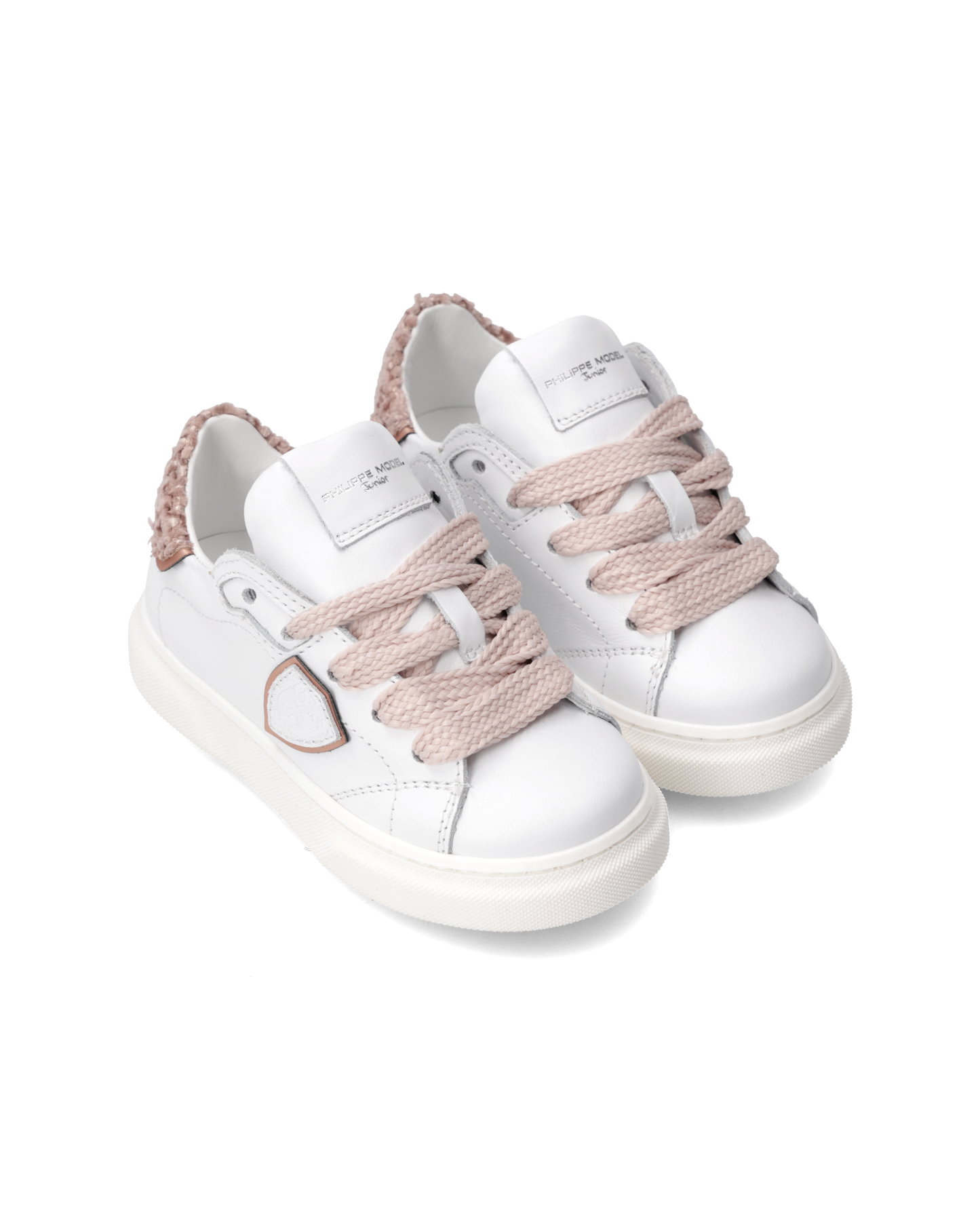 Sneakers Temple Baby, Bianco e Rosa