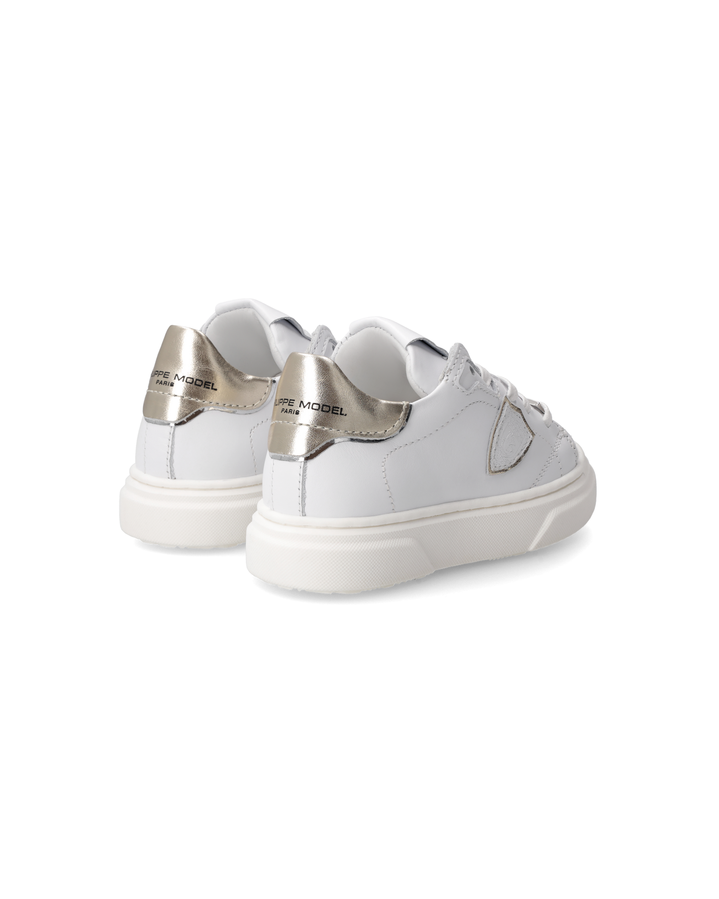 Sneakers Temple Baby, Bianco e Oro