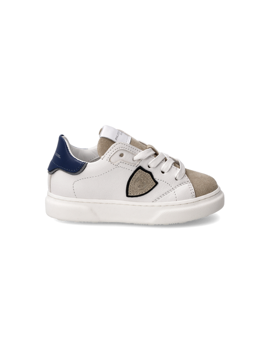 Sneakers Temple Baby, Bianco e Blu