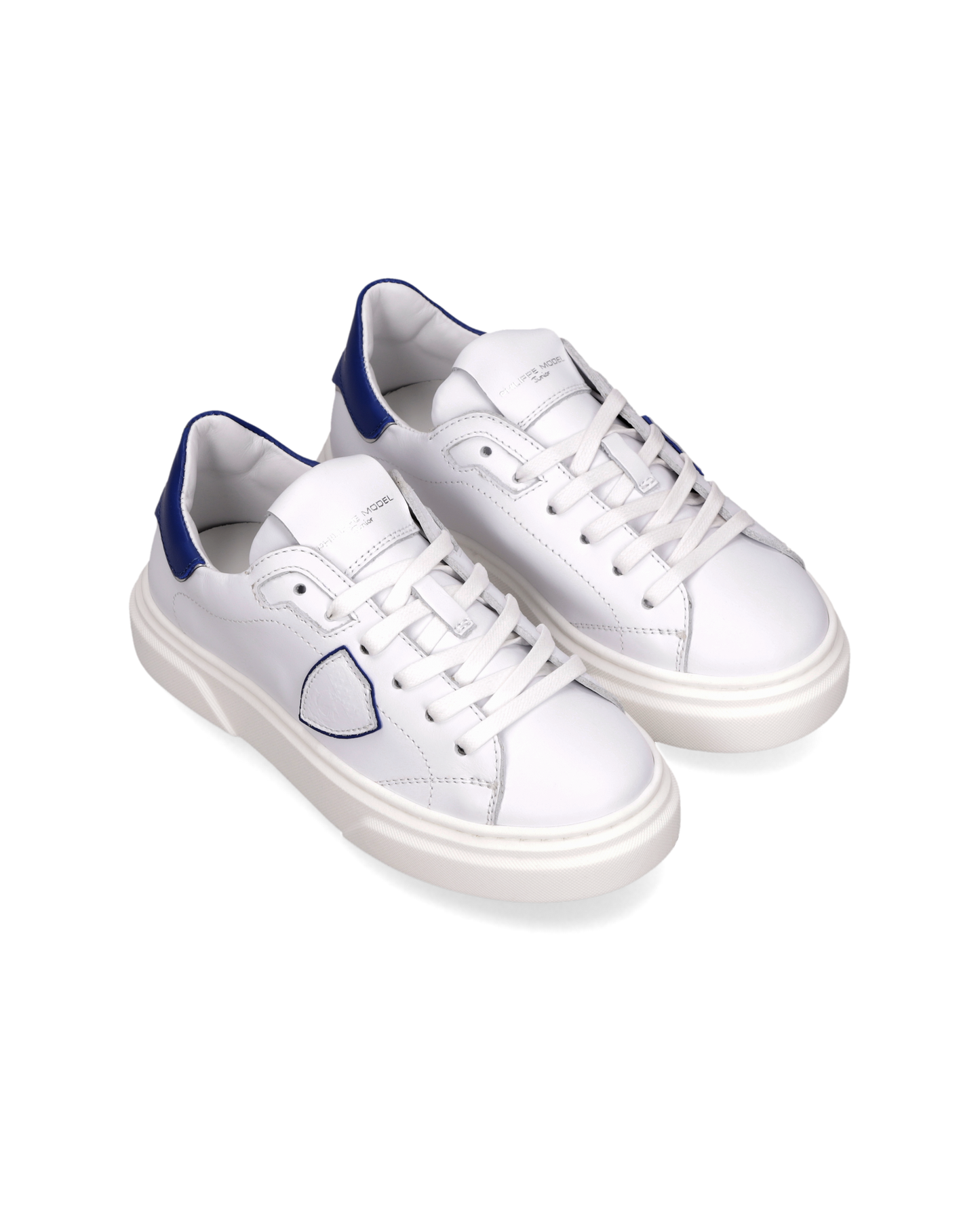 Sneaker Temple Kids, Bianco Bluette