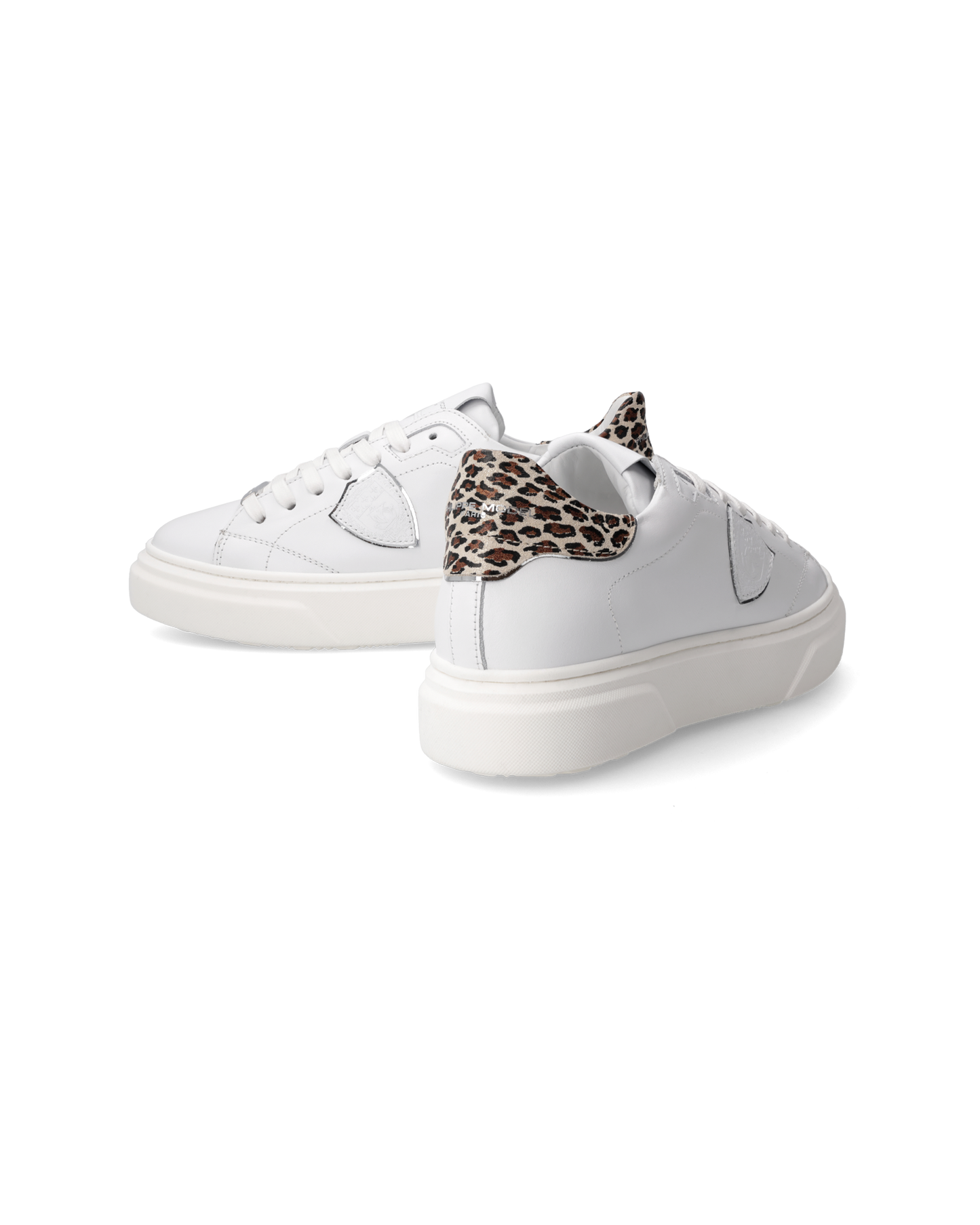 Sneakers Temple Tennis Junior, White Animalier