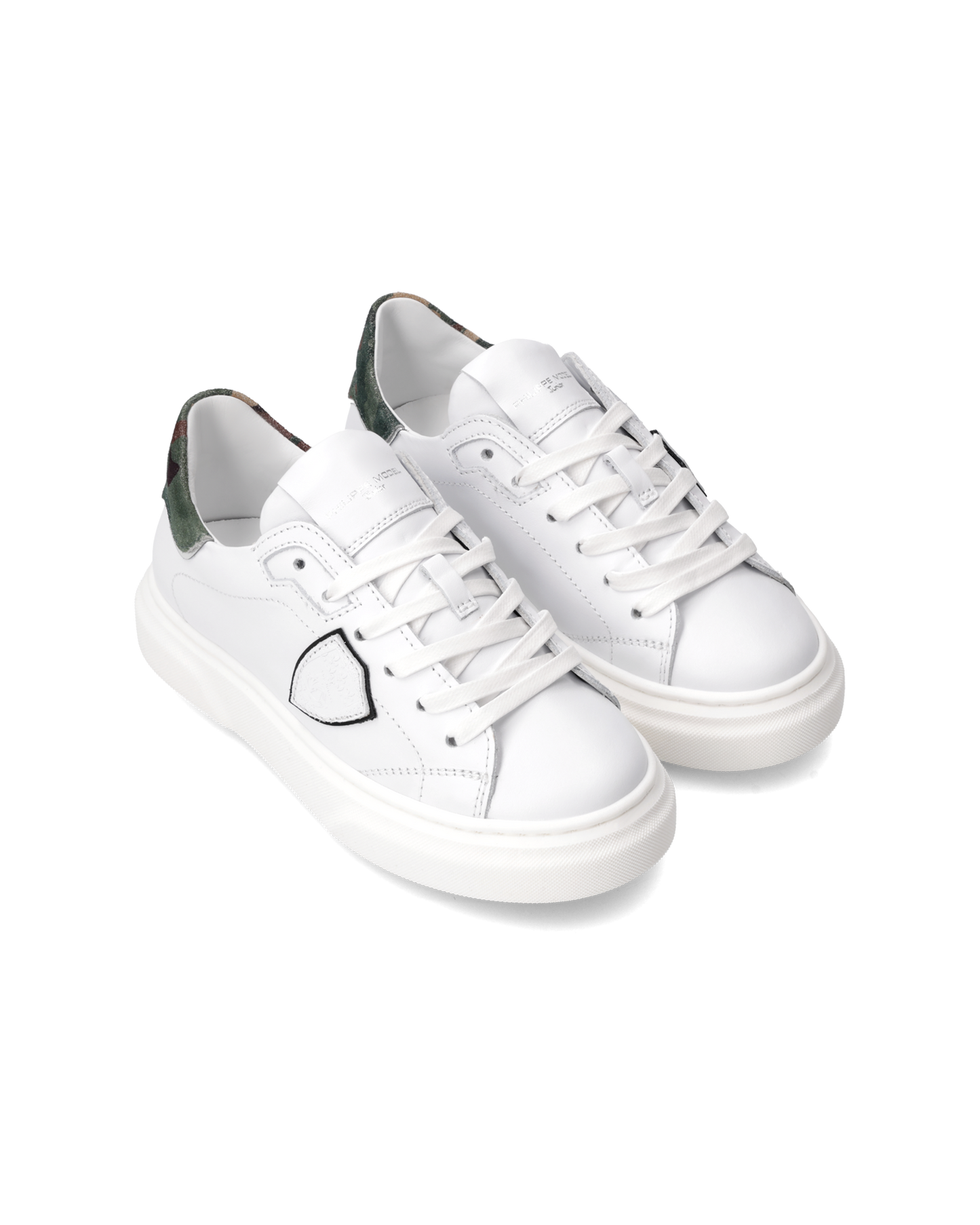 Sneakers Temple Kids, Bianco e Verde