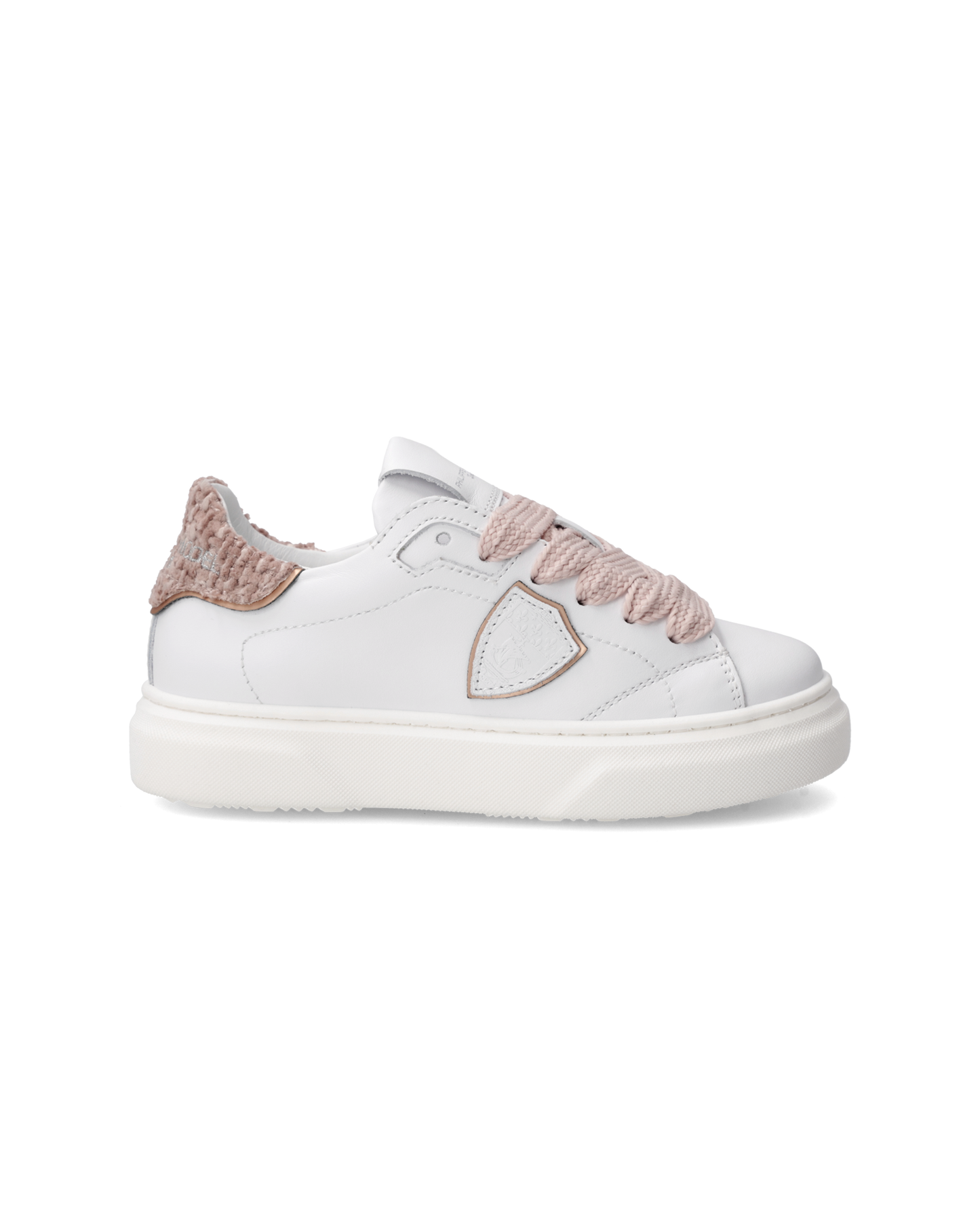 Sneakers Temple Tennis Kids, White Pink