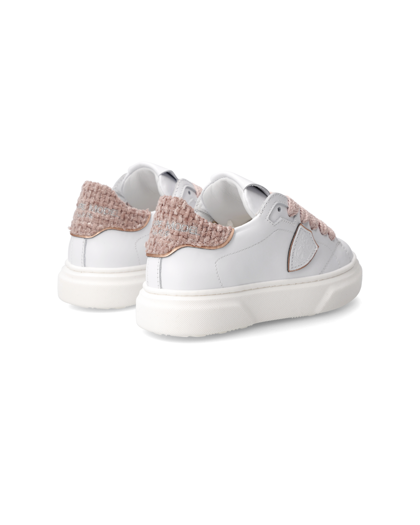 Sneakers Temple Tennis Kids, White Pink