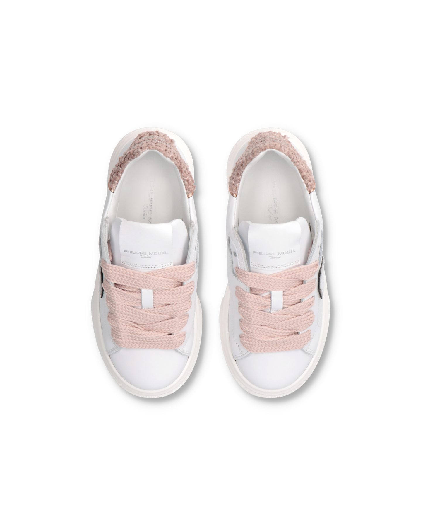 Sneakers Temple Tennis Kids, White Pink