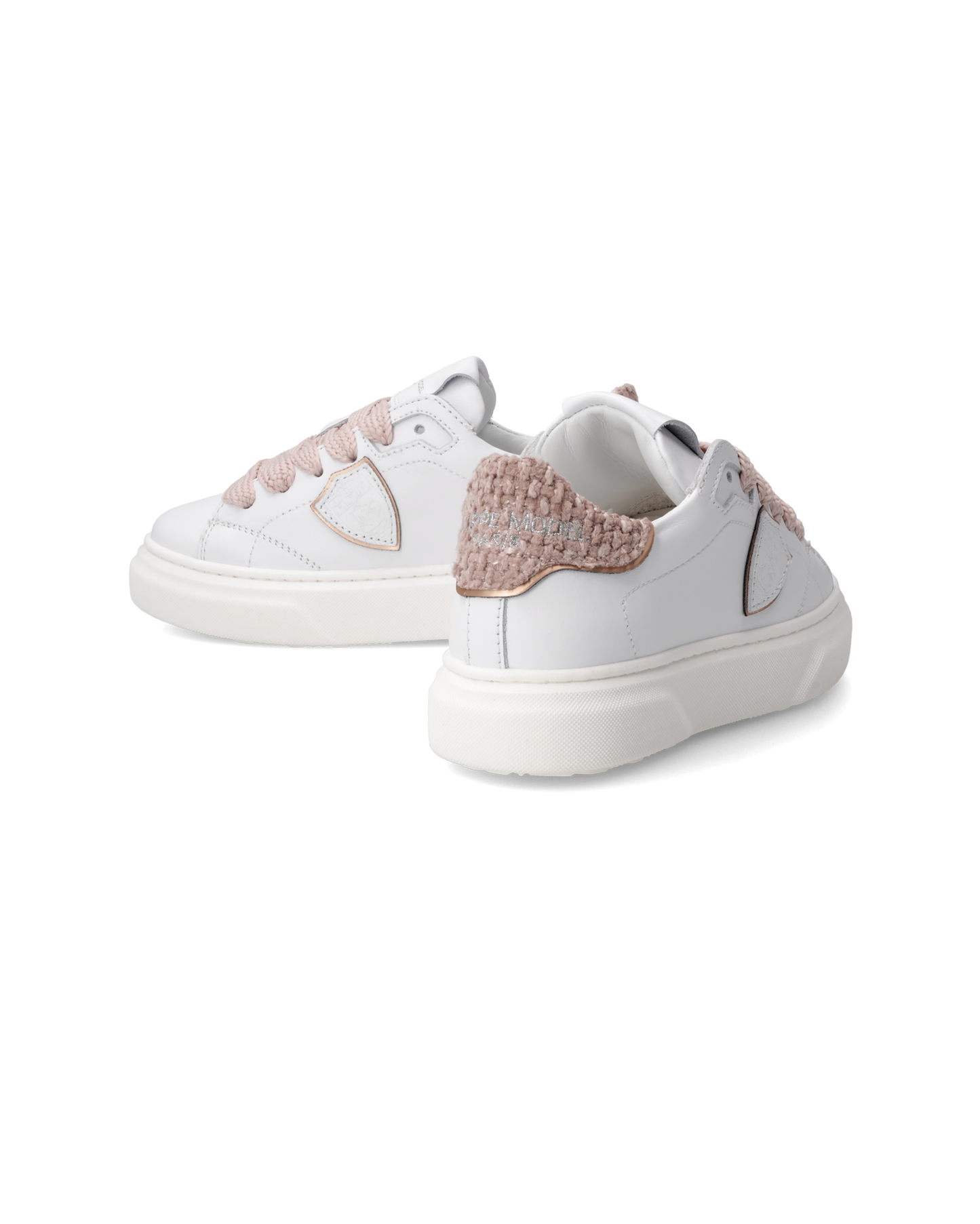 Sneakers Temple Tennis Kids, White Pink