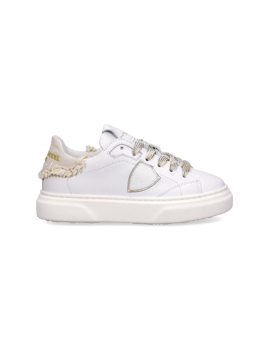 Sneaker Temple Kids, Bianco Beige