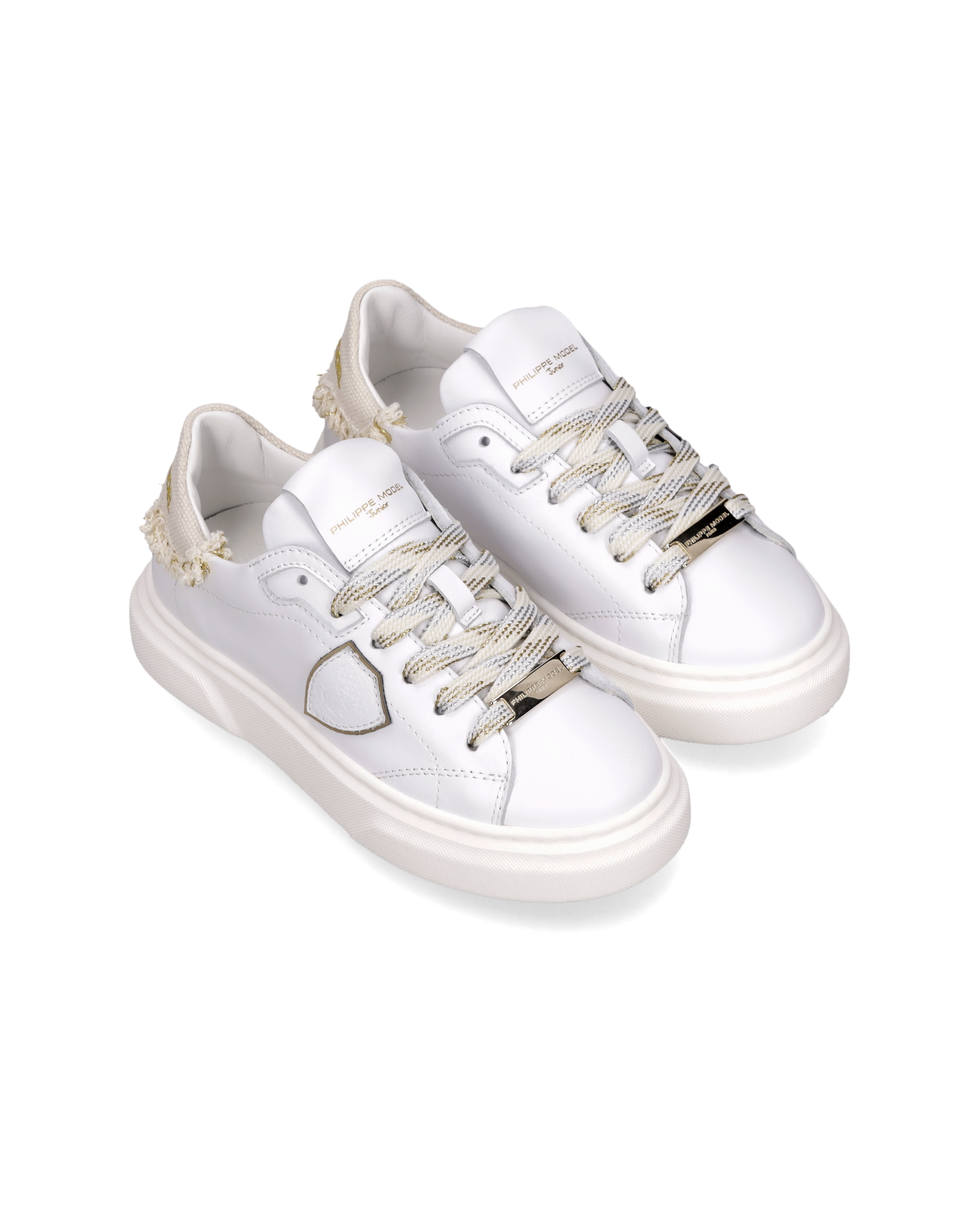 Sneaker Temple Kids, Bianco Beige
