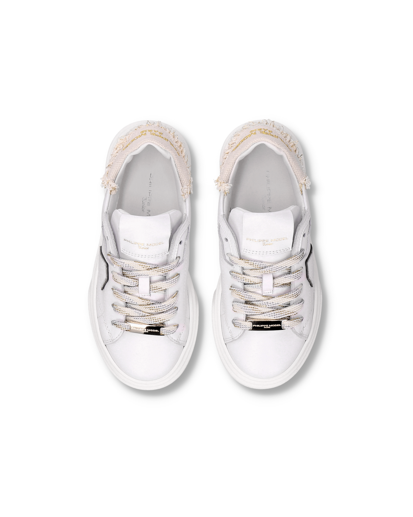 Sneaker Temple Kids, Bianco Beige