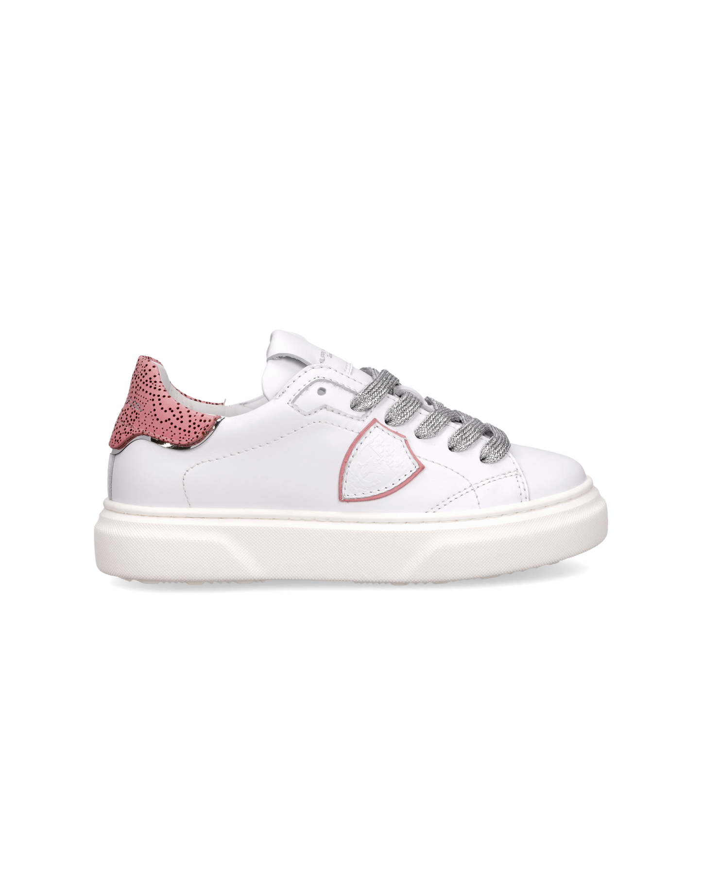 Sneaker Temple Kids, Bianco Fuchsia