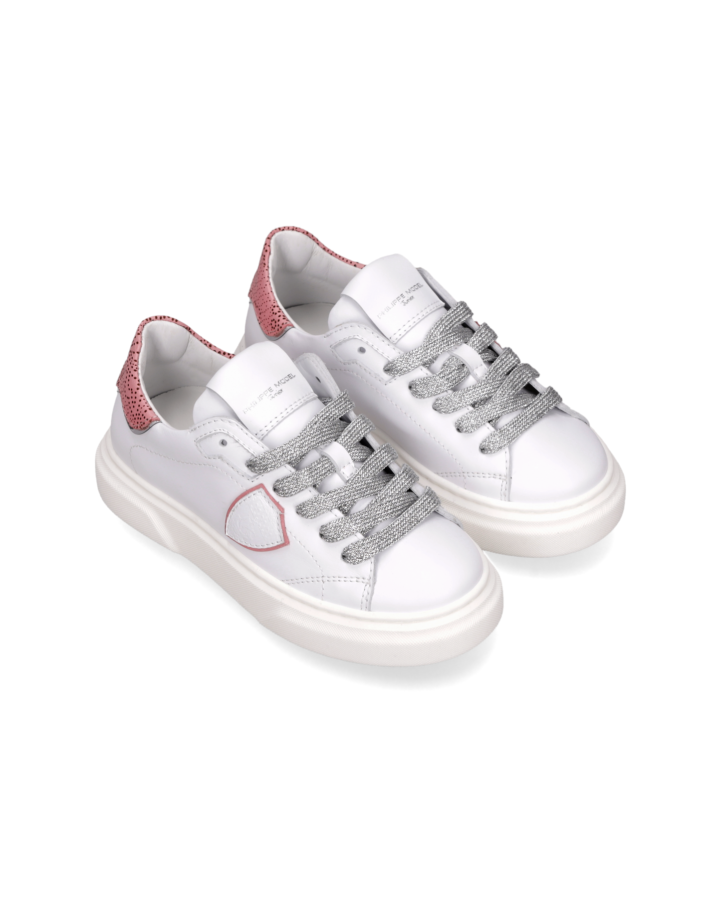 Sneaker Temple Kids, Bianco Fuchsia