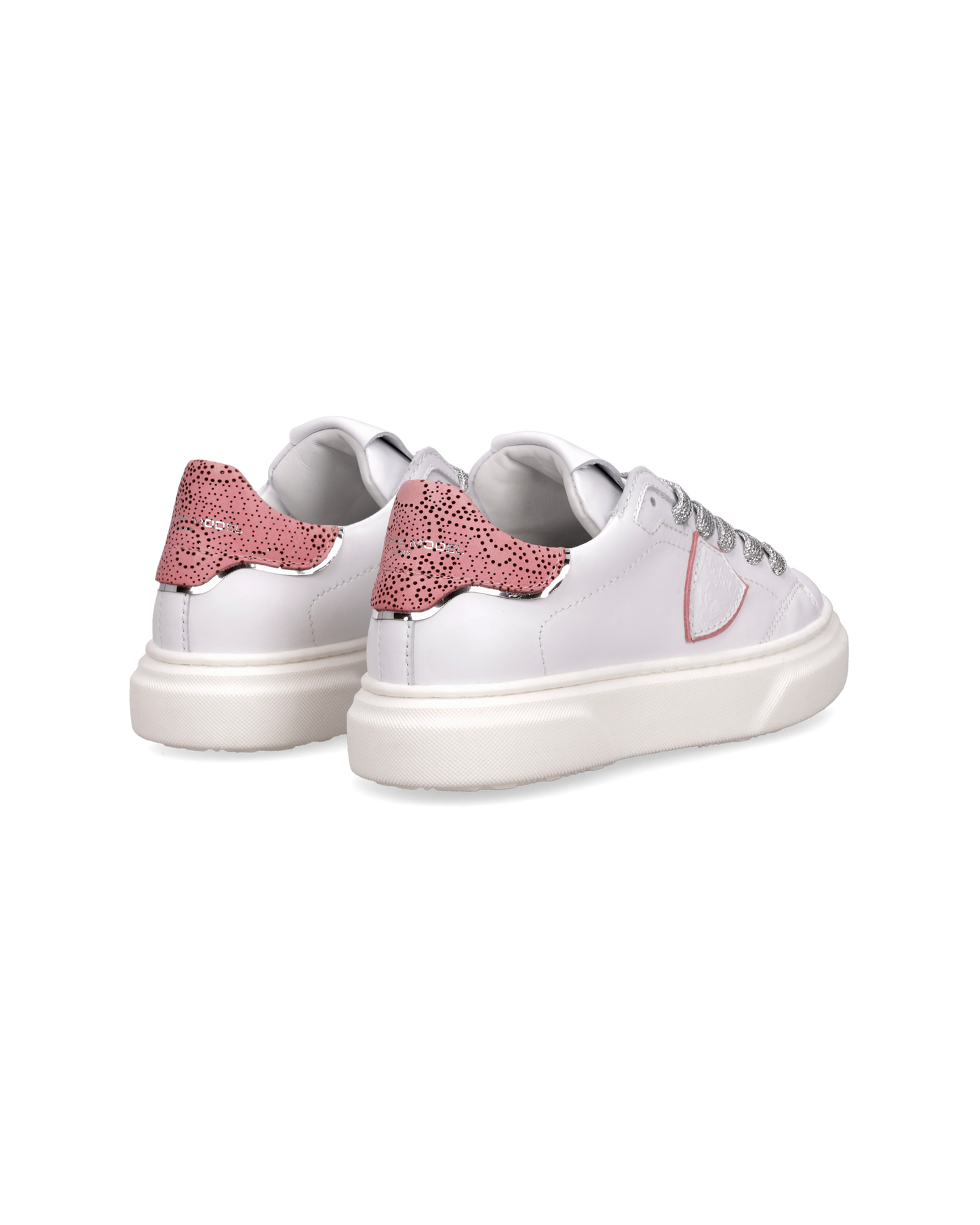 Sneaker Temple Kids, Bianco Fuchsia