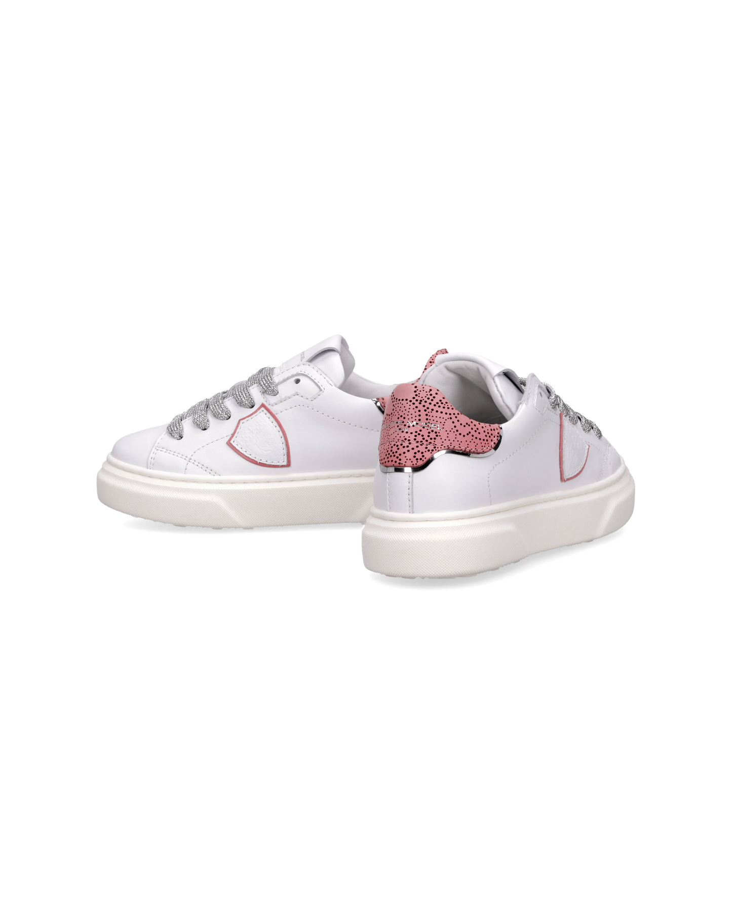 Sneaker Temple Kids, Bianco Fuchsia
