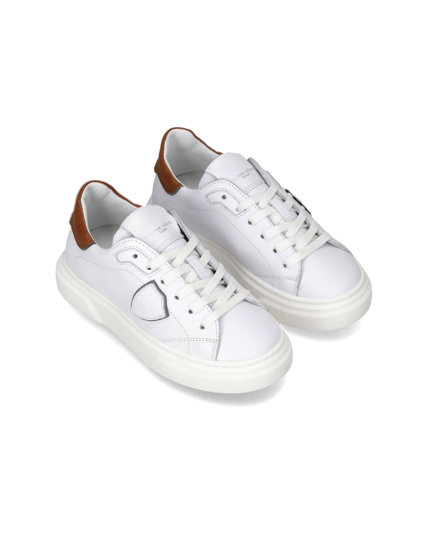Sneaker Temple Kids, Bianco Marrone