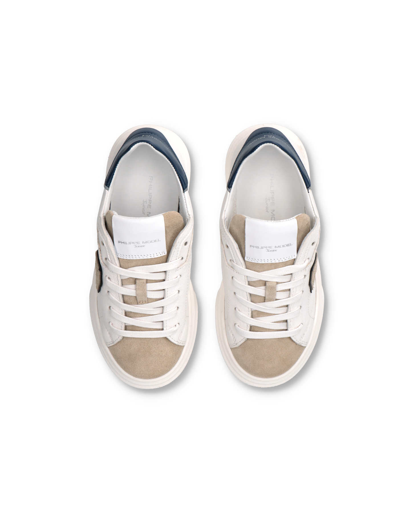 Sneakers Temple Kids, Bianco e Blu