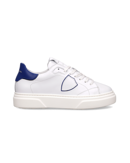 Sneaker Temple Junior, Bianco Bluette
