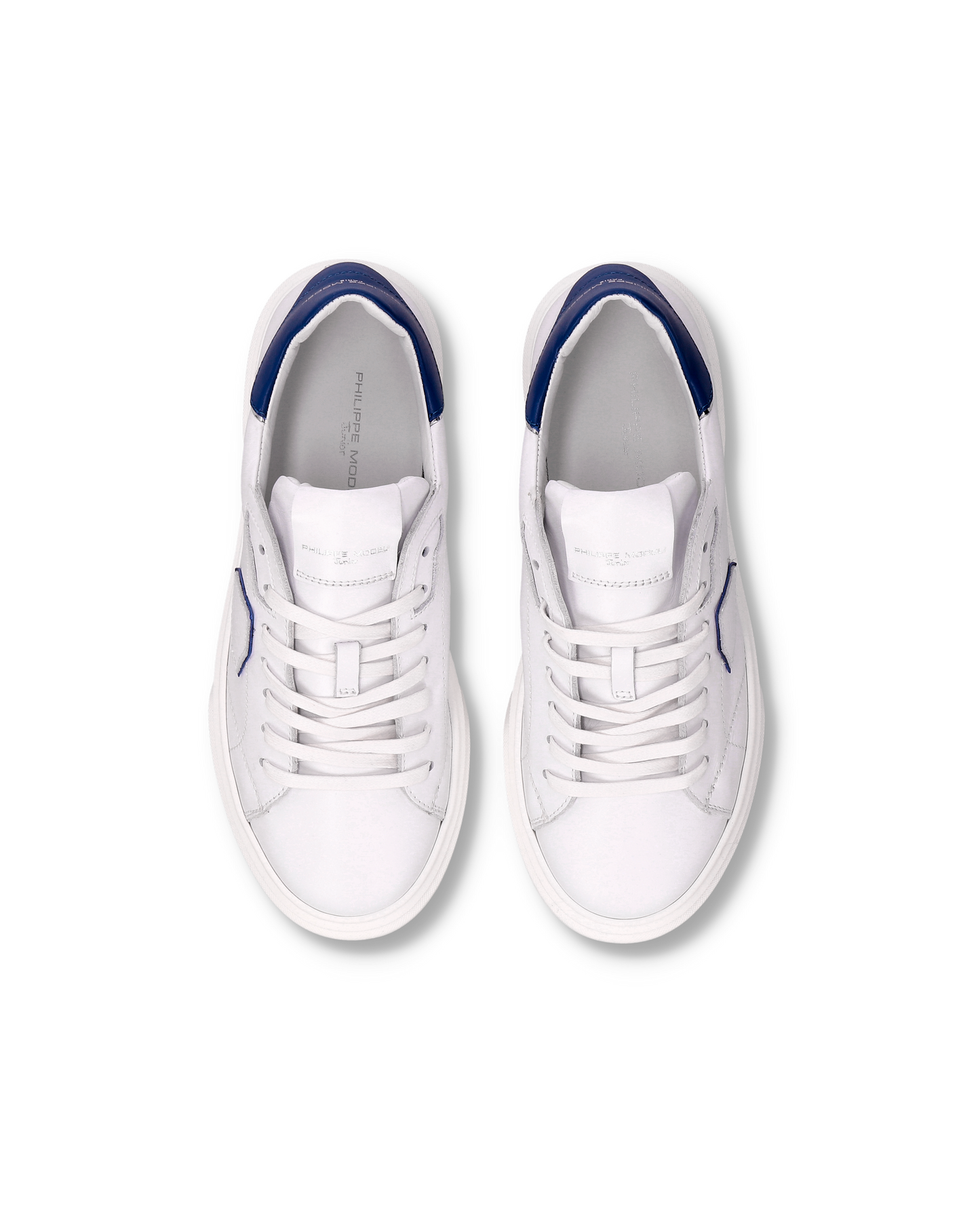 Sneaker Temple Junior, Bianco Bluette