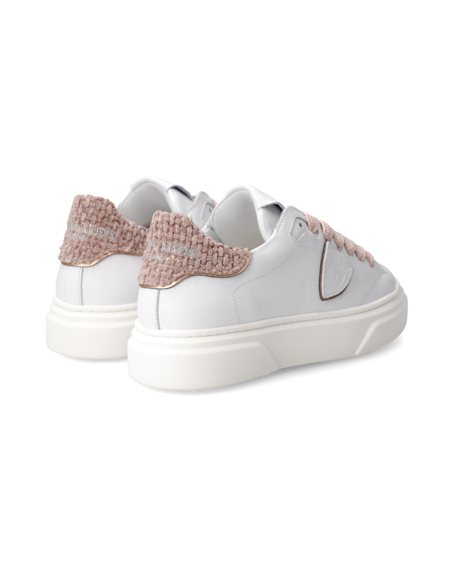 Sneakers Temple Tennis Junior, White Pink