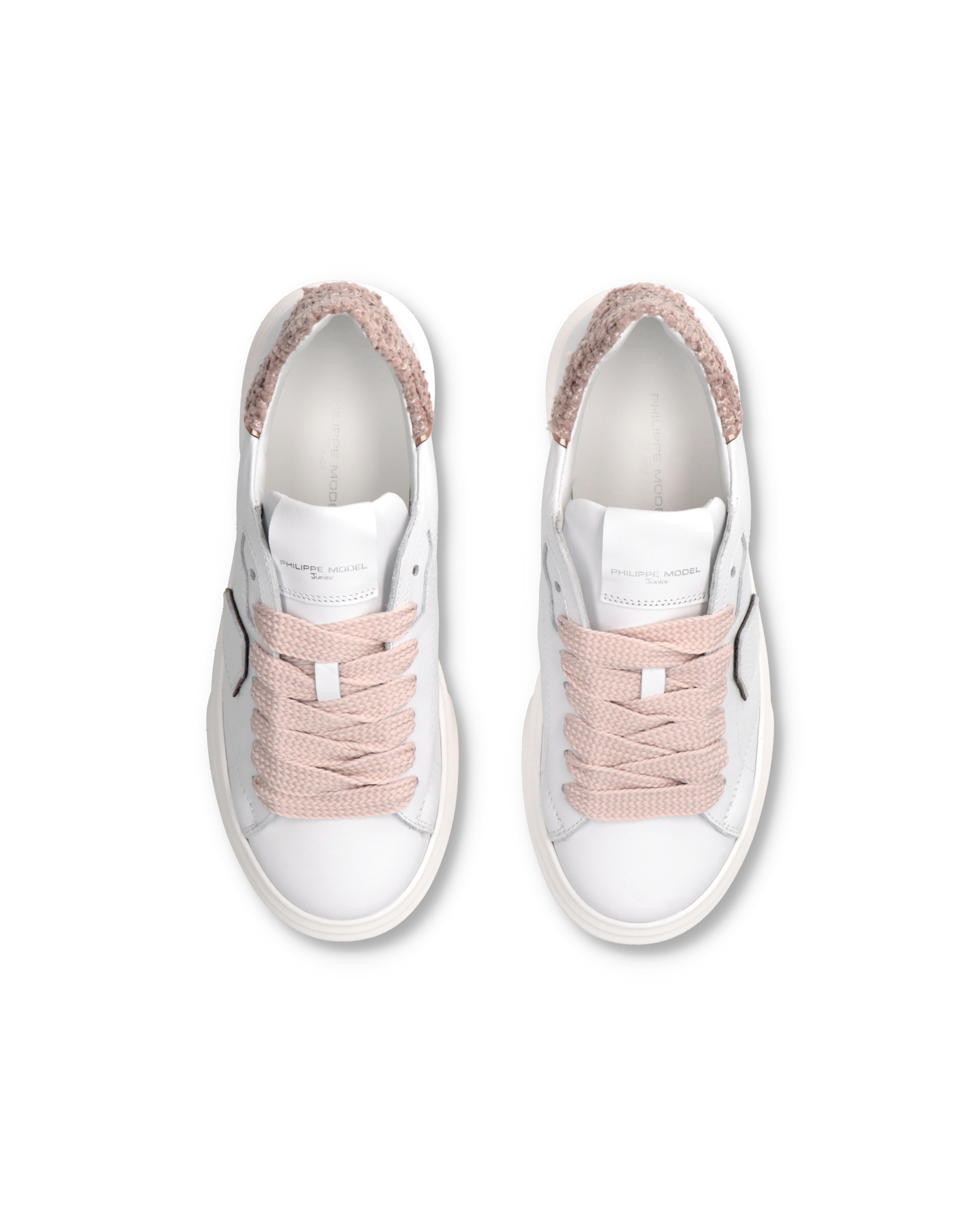 Sneakers Temple Tennis Junior, White Pink