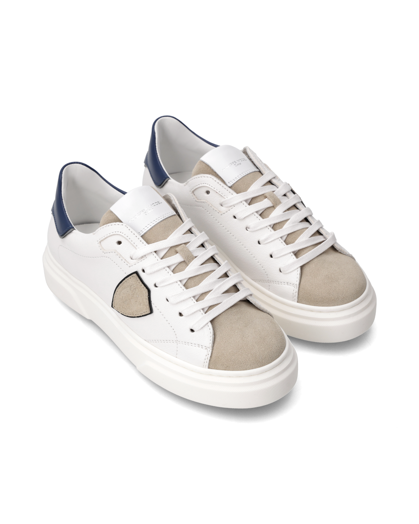 Sneakers Temple Tennis Junior, White Blue