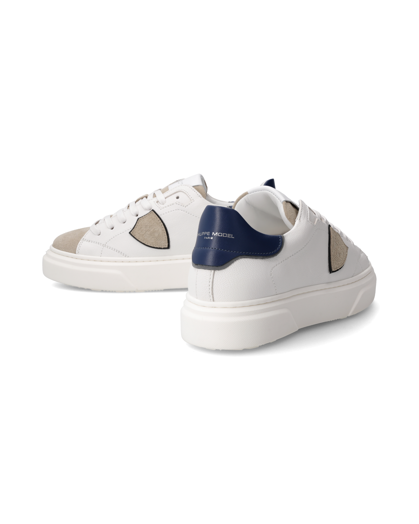 Sneakers Temple Tennis Junior, White Blue