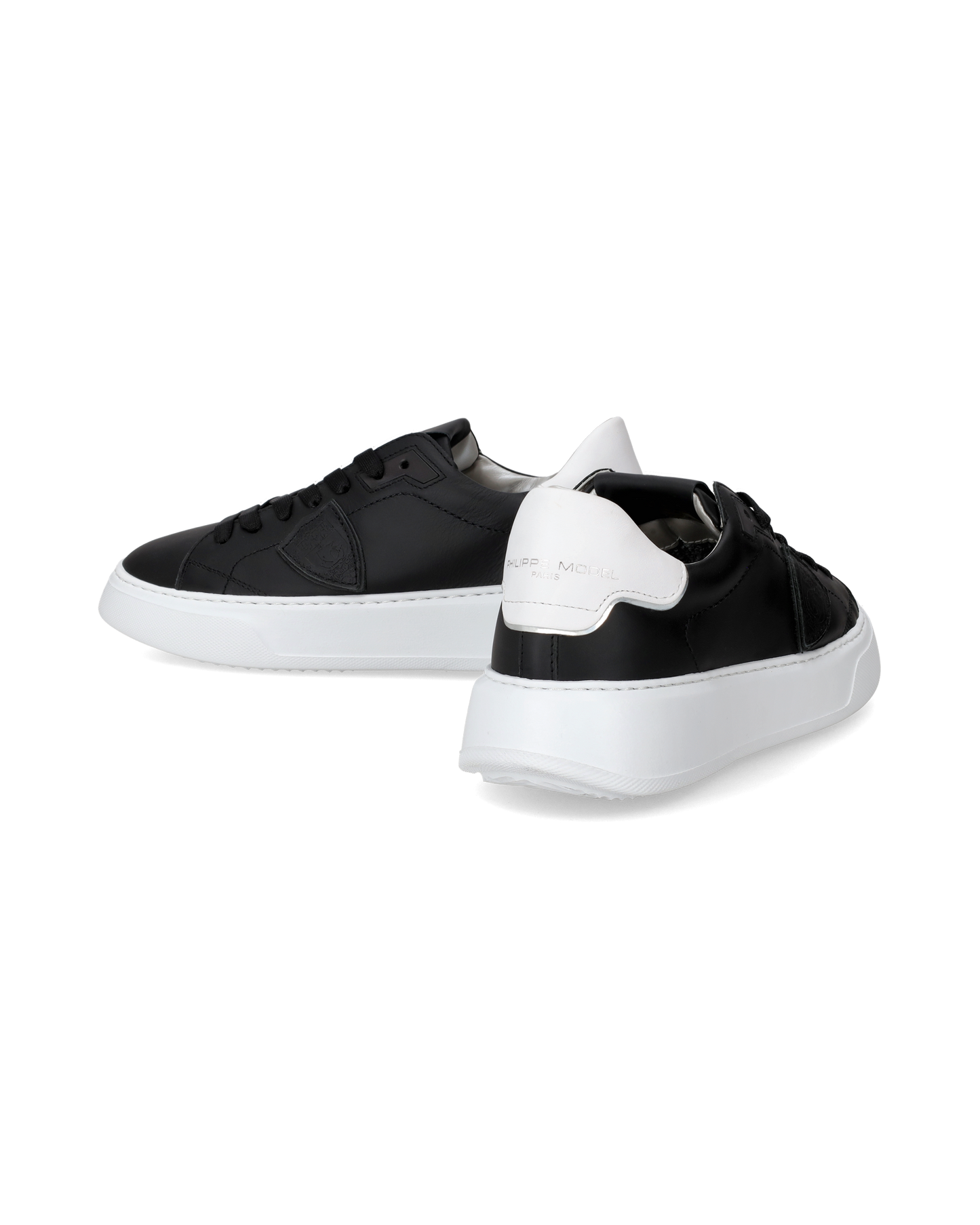 Sneaker bassa Temple donna - nero e bianco